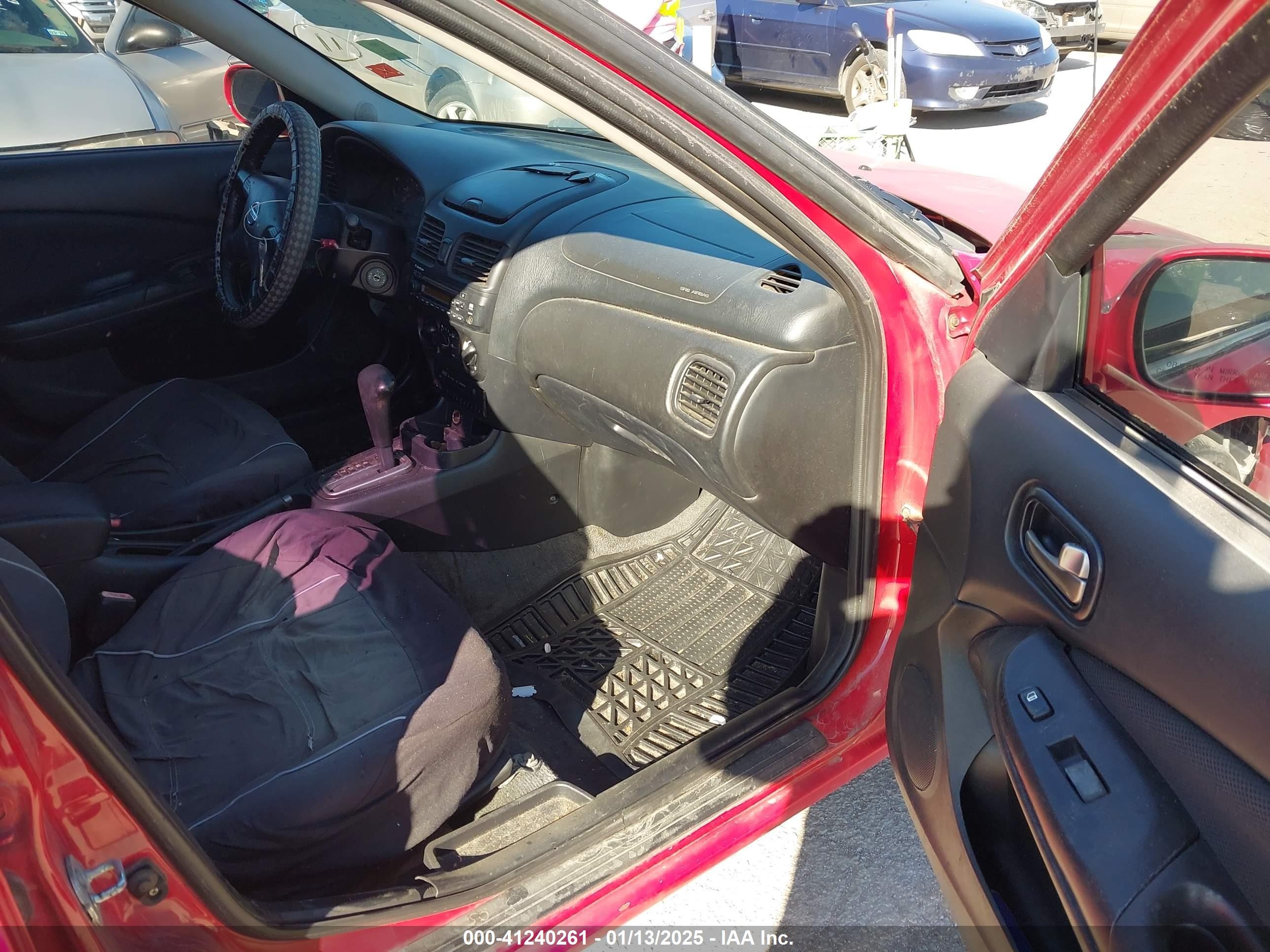 2006 Nissan Sentra 1.8s Red vin: 3N1CB51D96L455692