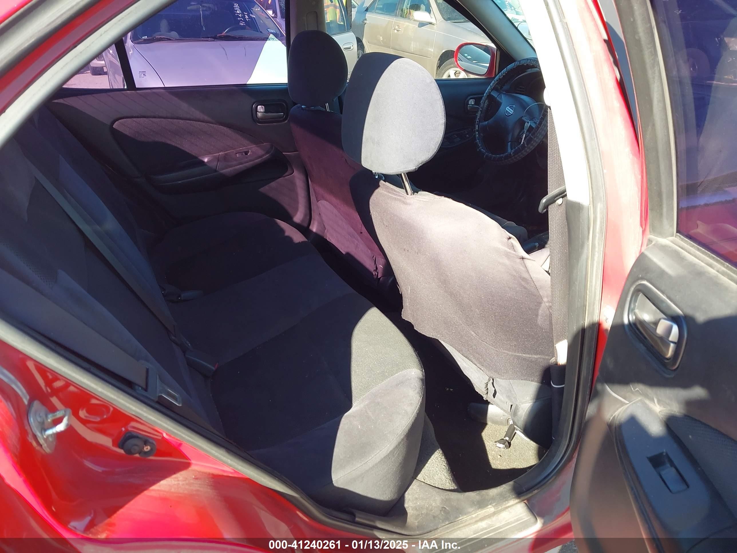 2006 Nissan Sentra 1.8s Red vin: 3N1CB51D96L455692