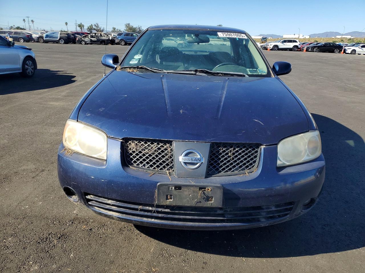 2006 Nissan Sentra 1.8 Синий vin: 3N1CB51D96L458642