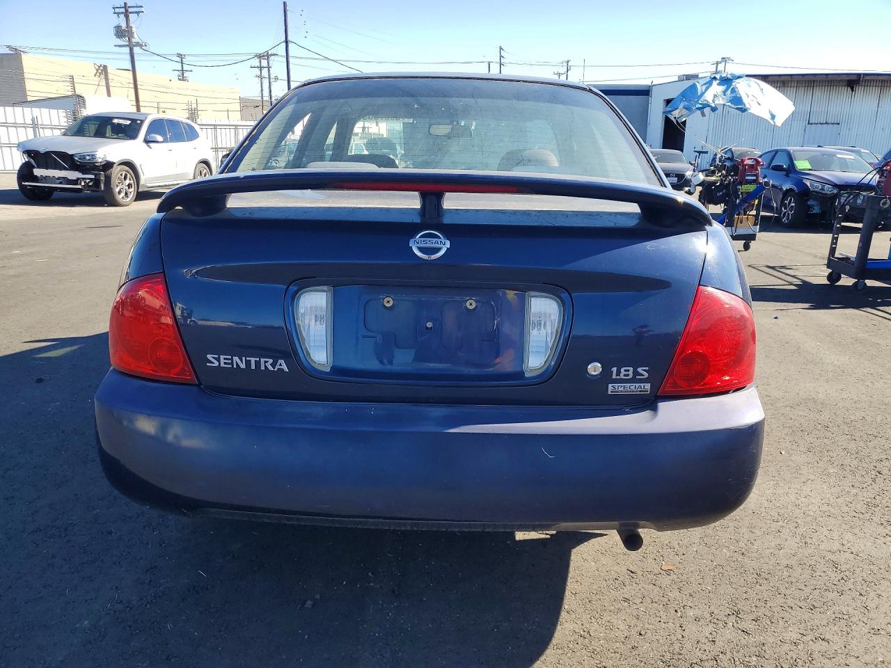 2006 Nissan Sentra 1.8 Синий vin: 3N1CB51D96L458642
