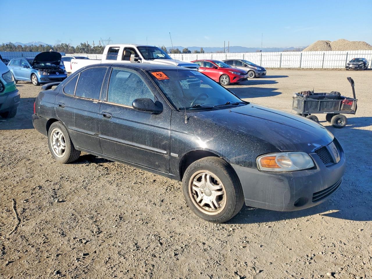 2006 Nissan Sentra 1.8 Black vin: 3N1CB51D96L483976