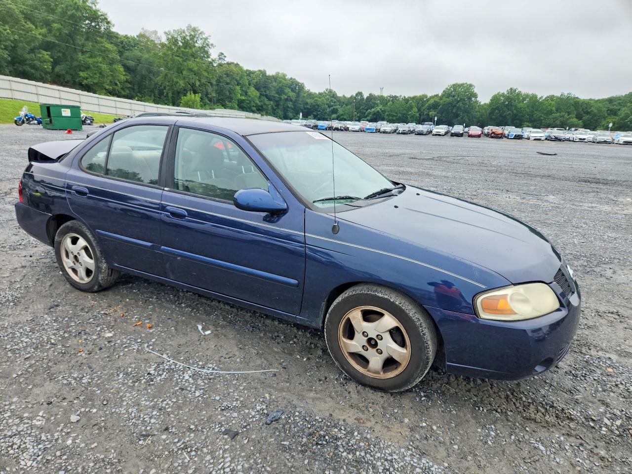 2006 Nissan Sentra 1.8 Blue vin: 3N1CB51D96L547675