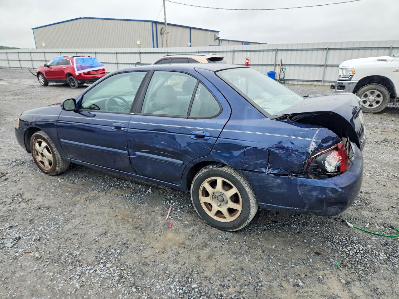 2006 Nissan Sentra 1.8 Blue vin: 3N1CB51D96L547675