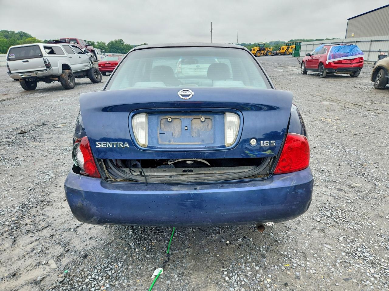 2006 Nissan Sentra 1.8 Blue vin: 3N1CB51D96L547675