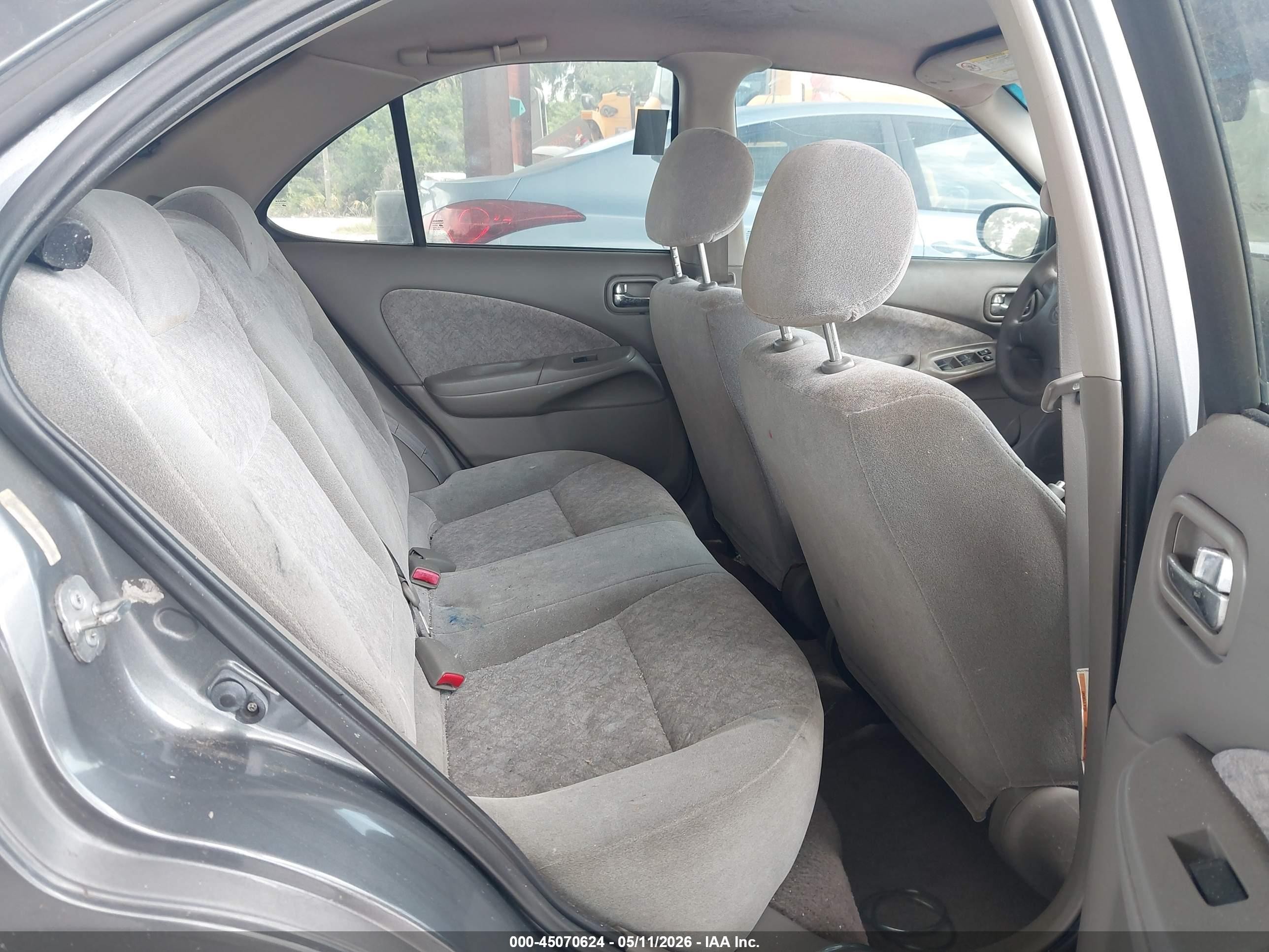 2001 Nissan Sentra Gxe Gray vin: 3N1CB51DX1L463650