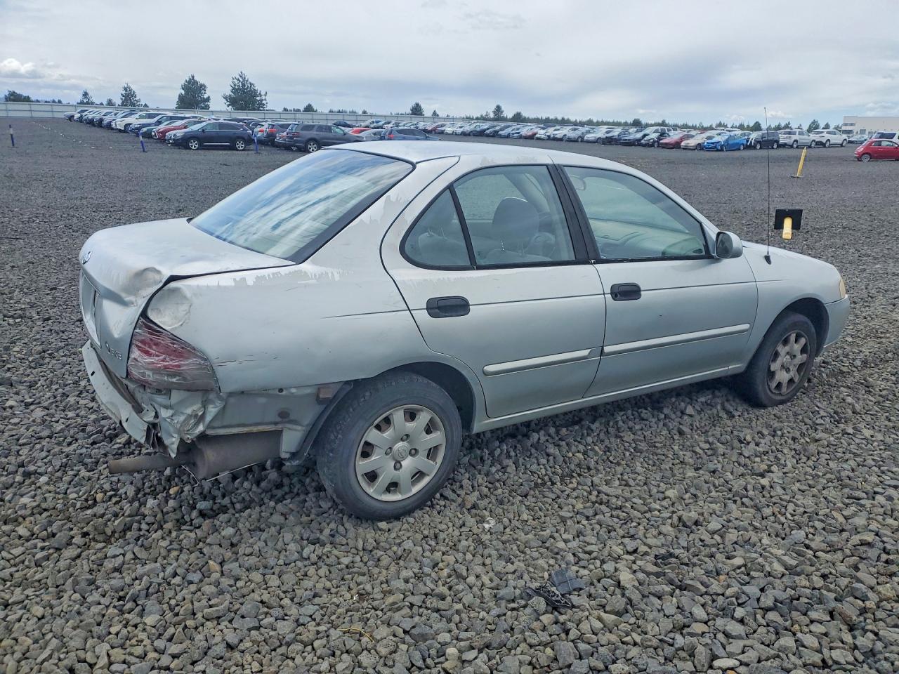 2002 Nissan Sentra Xe Silver vin: 3N1CB51DX2L639033