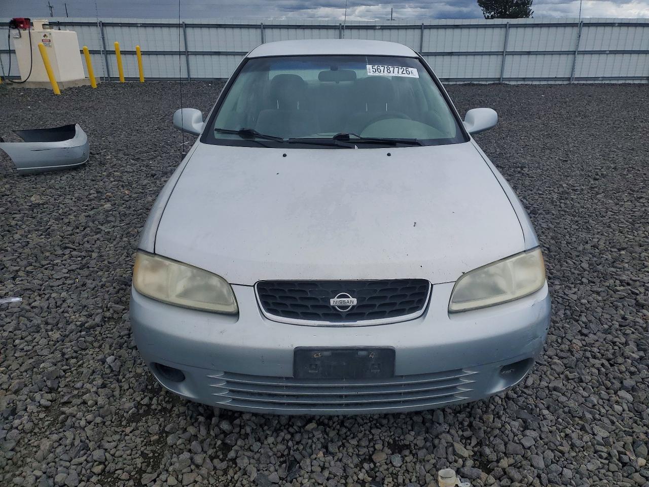 2002 Nissan Sentra Xe Silver vin: 3N1CB51DX2L639033