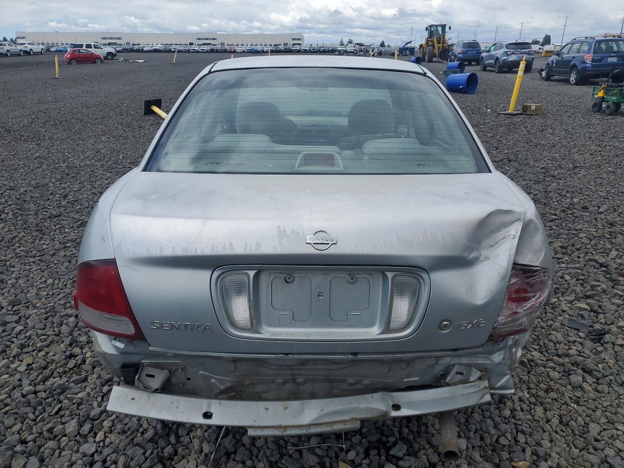 2002 Nissan Sentra Xe Silver vin: 3N1CB51DX2L639033