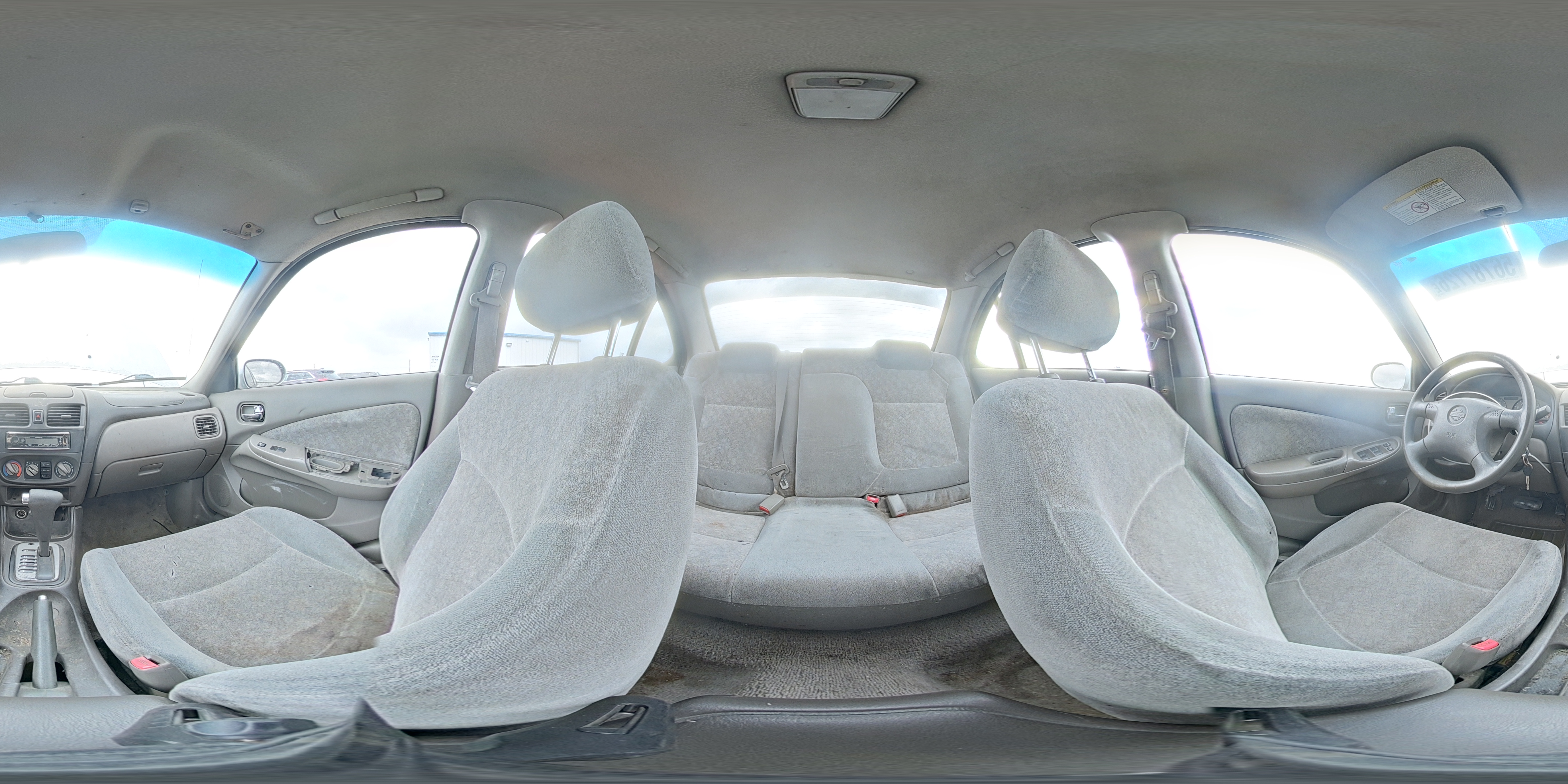 2002 Nissan Sentra Xe Silver vin: 3N1CB51DX2L639033
