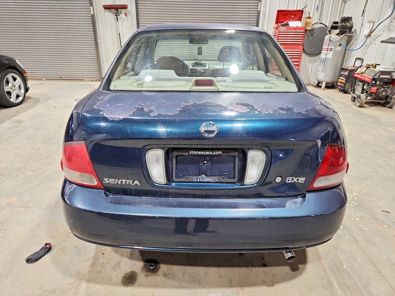 2003 Nissan Sentra Xe Синий vin: 3N1CB51DX3L817668