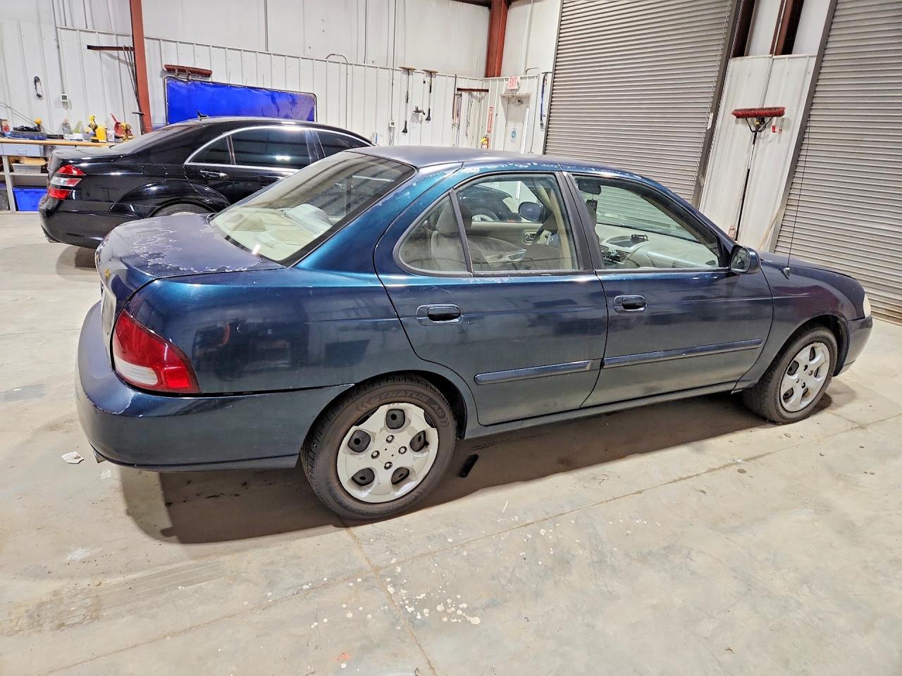 2003 Nissan Sentra Xe Синий vin: 3N1CB51DX3L817668
