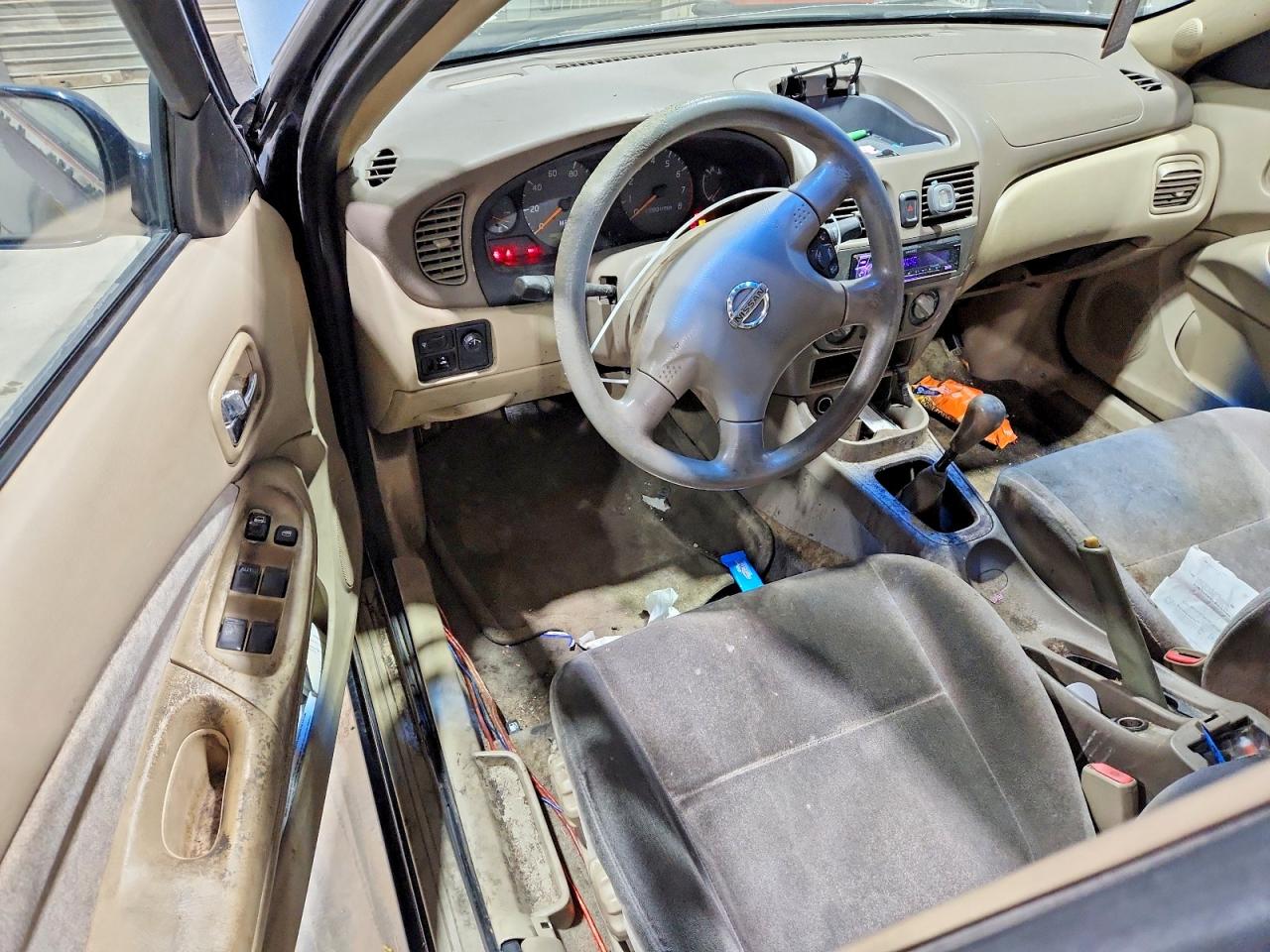 2003 Nissan Sentra Xe Синий vin: 3N1CB51DX3L817668