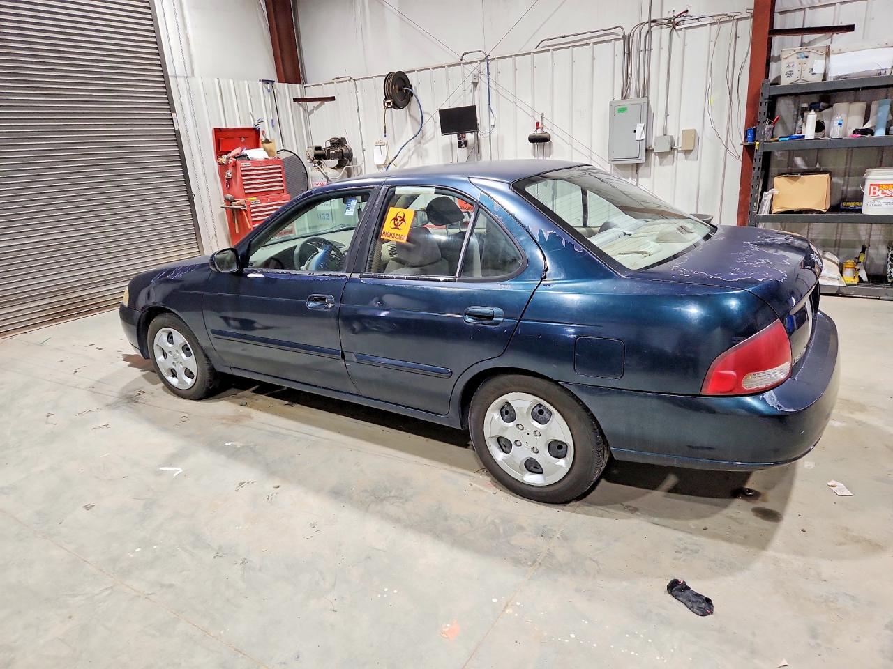 2003 Nissan Sentra Xe Синий vin: 3N1CB51DX3L817668