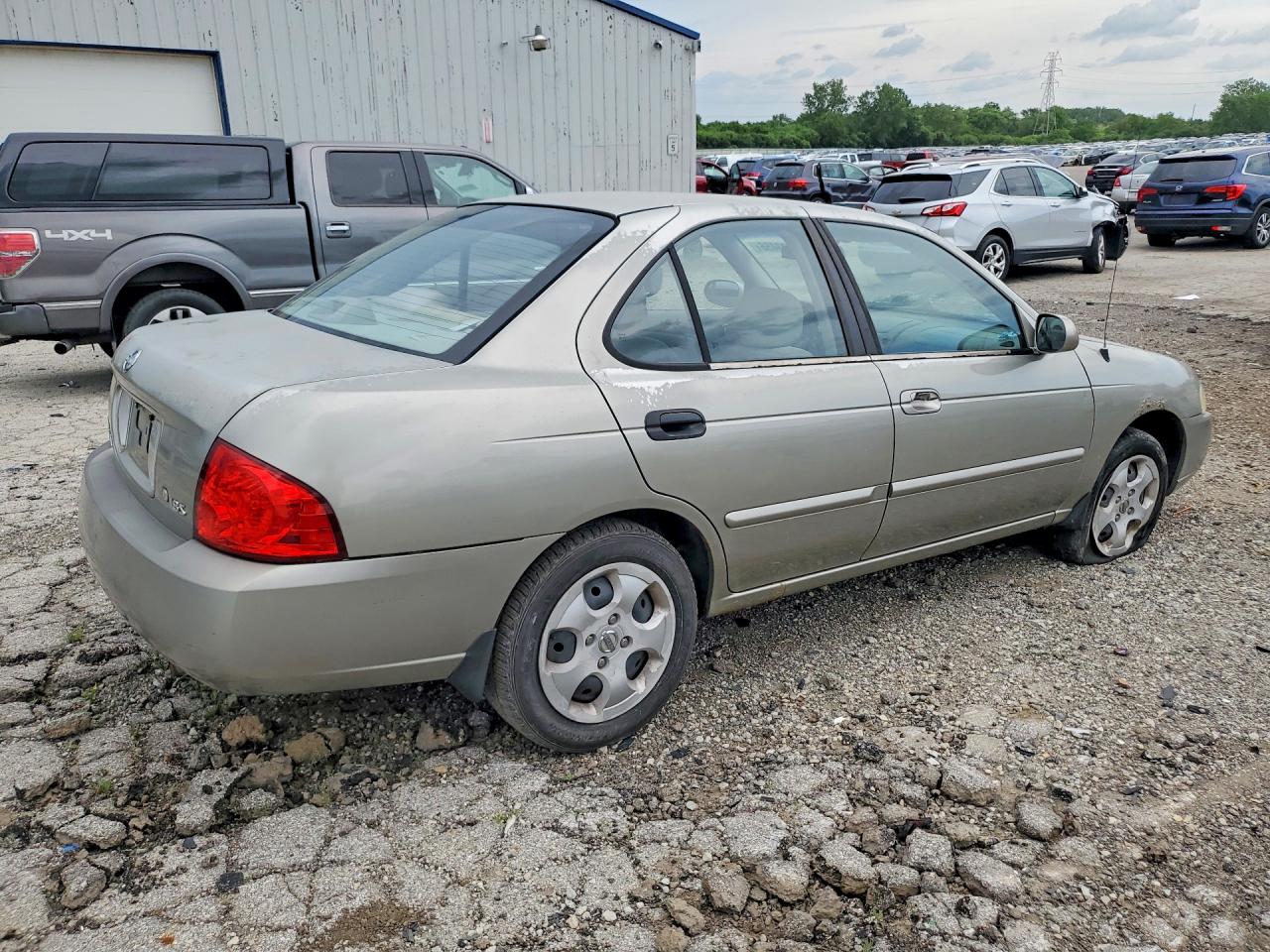 2004 Nissan Sentra 1.8/1.8s Beige vin: 3N1CB51DX4L474460