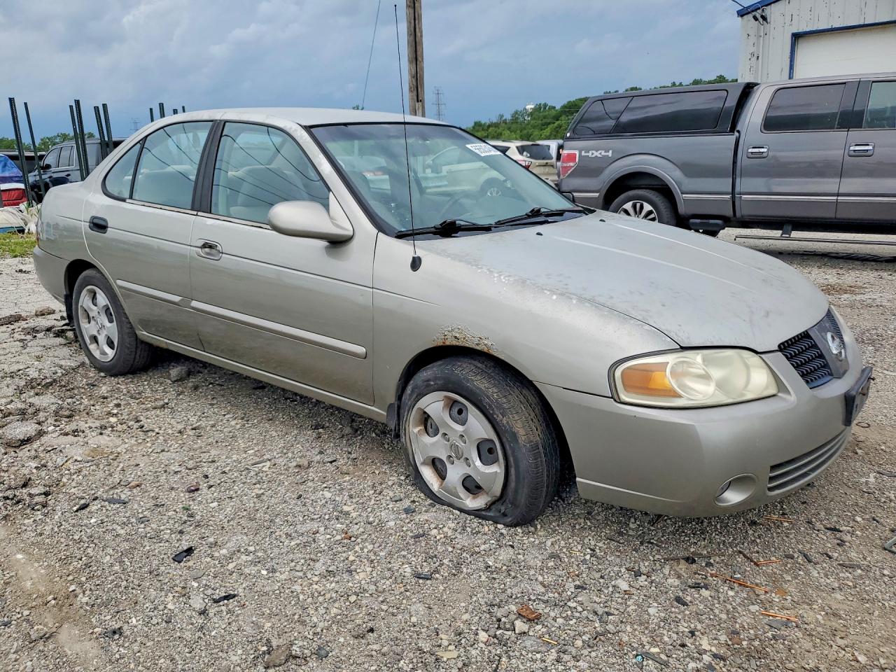 2004 Nissan Sentra 1.8/1.8s Beige vin: 3N1CB51DX4L474460