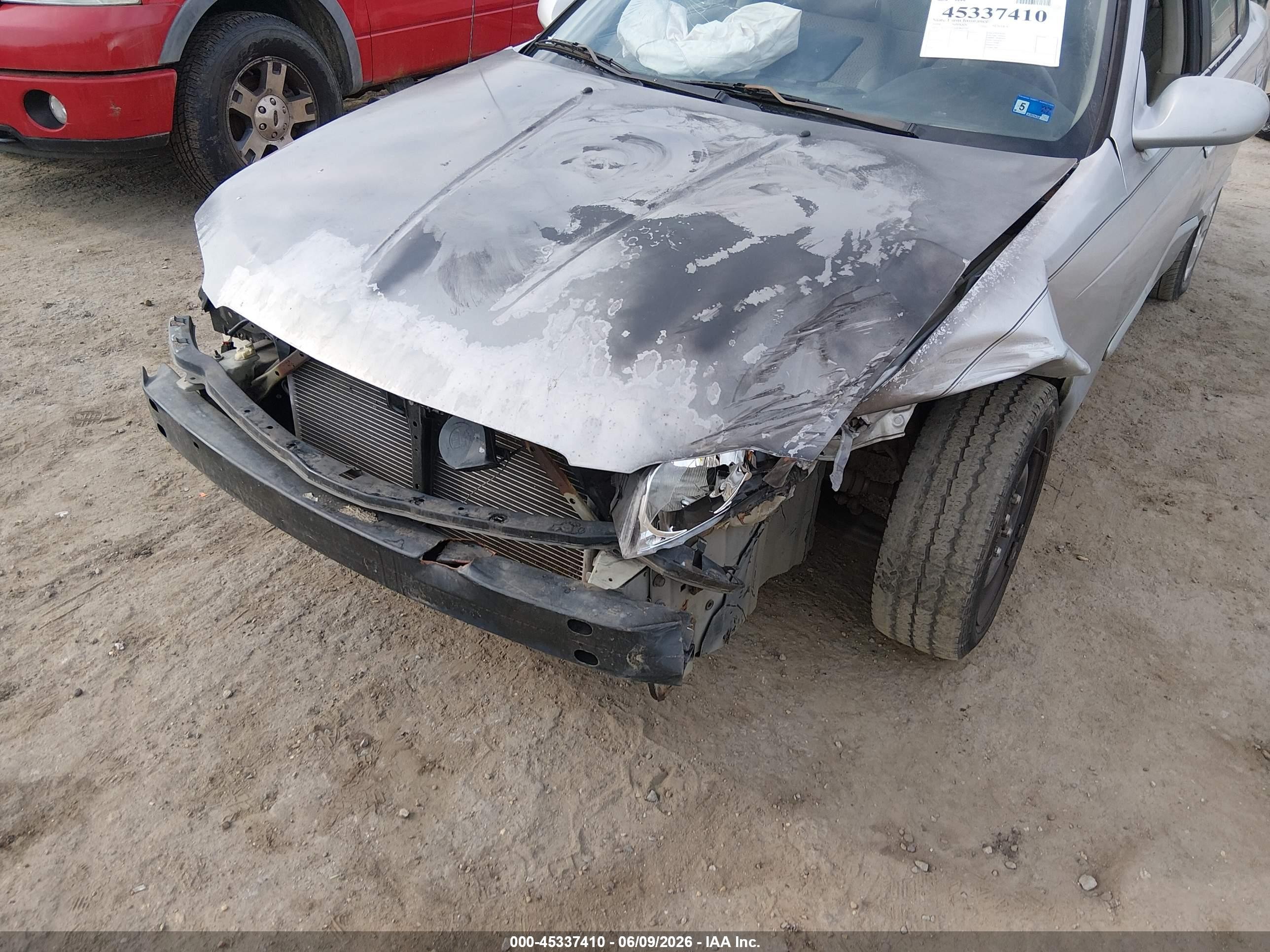 2004 Nissan Sentra 1.8s Silver vin: 3N1CB51DX4L863390