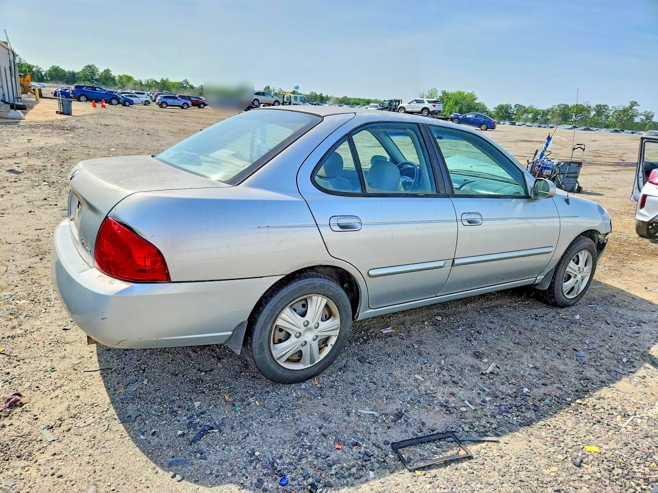 2004 Nissan Sentra 1.8 Silver vin: 3N1CB51DX4L876799