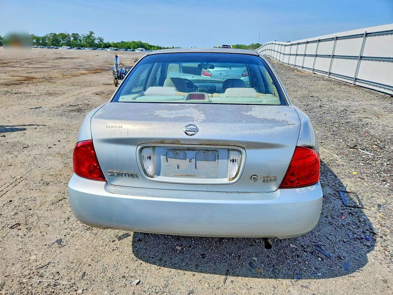 2004 Nissan Sentra 1.8 Silver vin: 3N1CB51DX4L876799