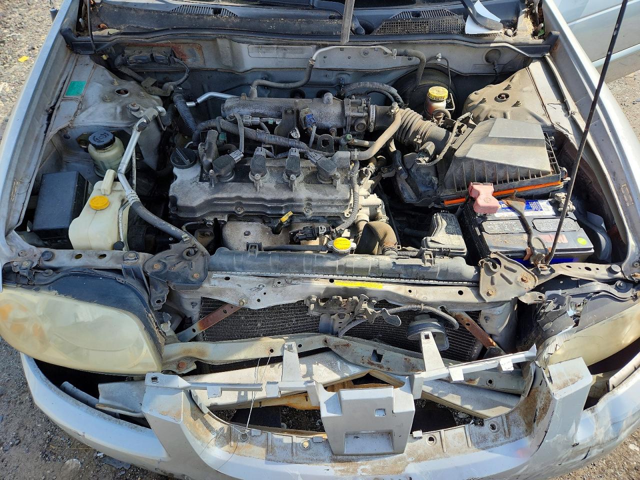 2004 Nissan Sentra 1.8 Silver vin: 3N1CB51DX4L876799