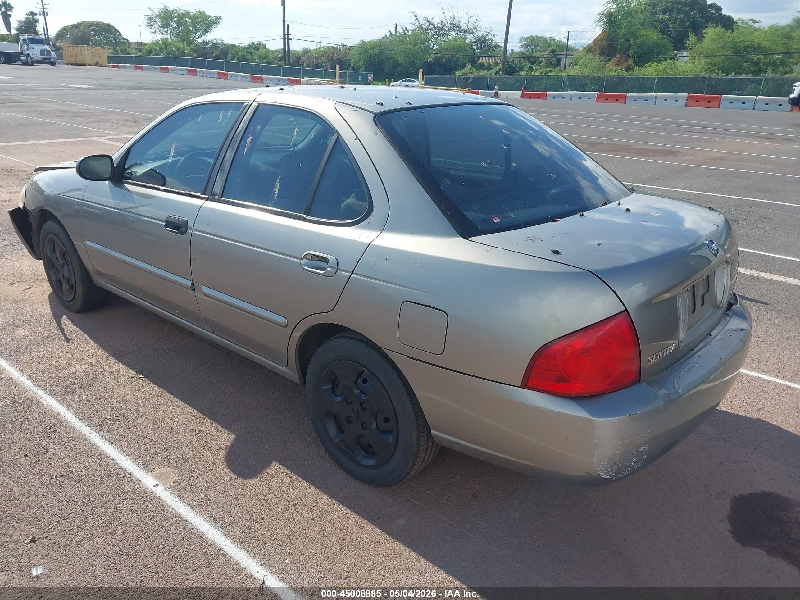 2005 Nissan Sentra 1.8s Beige vin: 3N1CB51DX5L459524