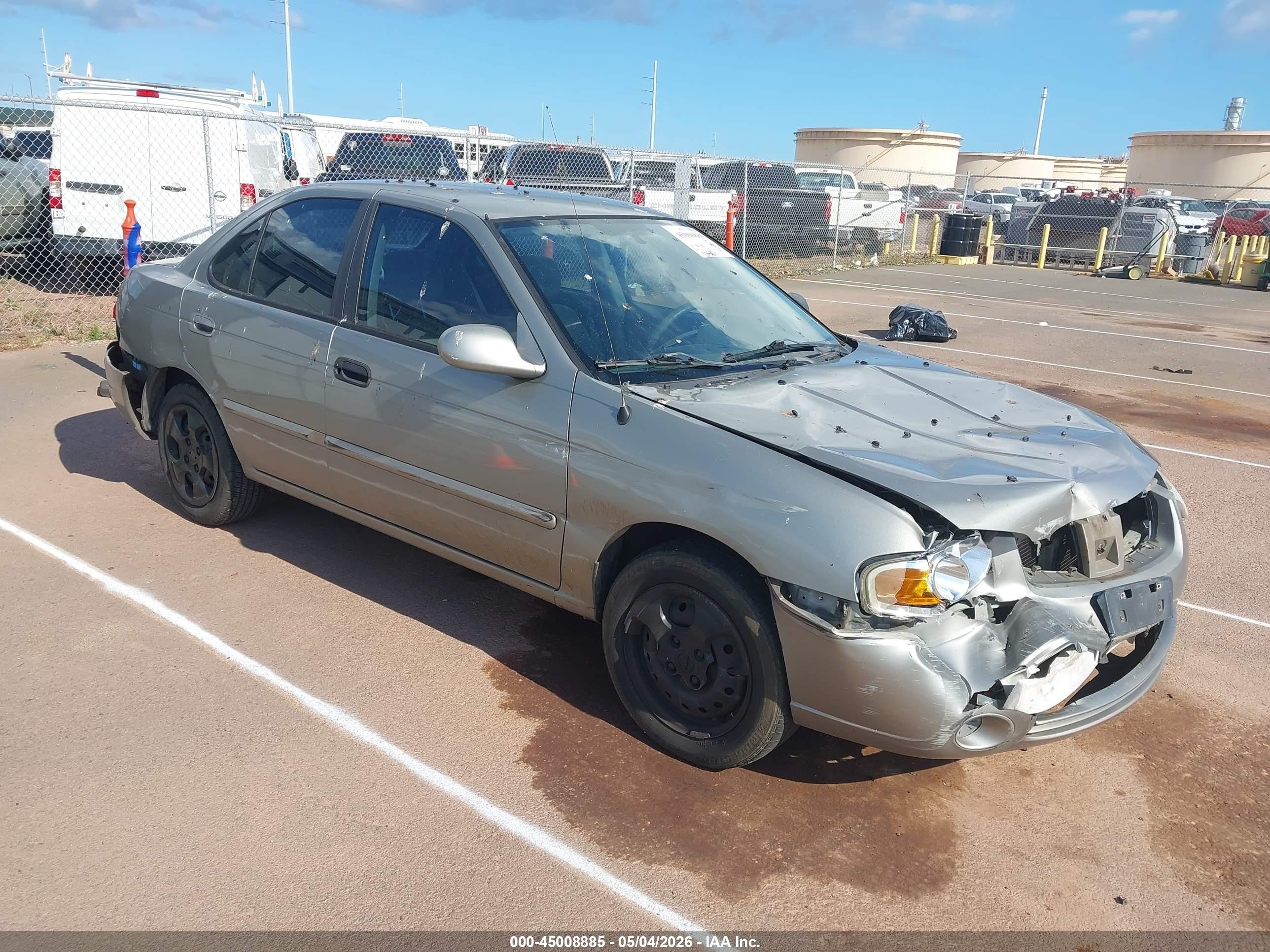 2005 Nissan Sentra 1.8s Beige vin: 3N1CB51DX5L459524
