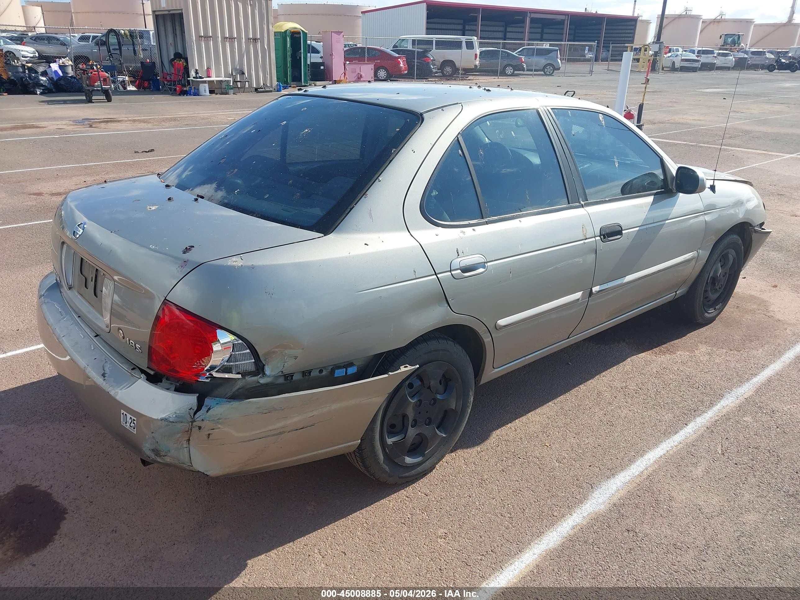 2005 Nissan Sentra 1.8s Beige vin: 3N1CB51DX5L459524
