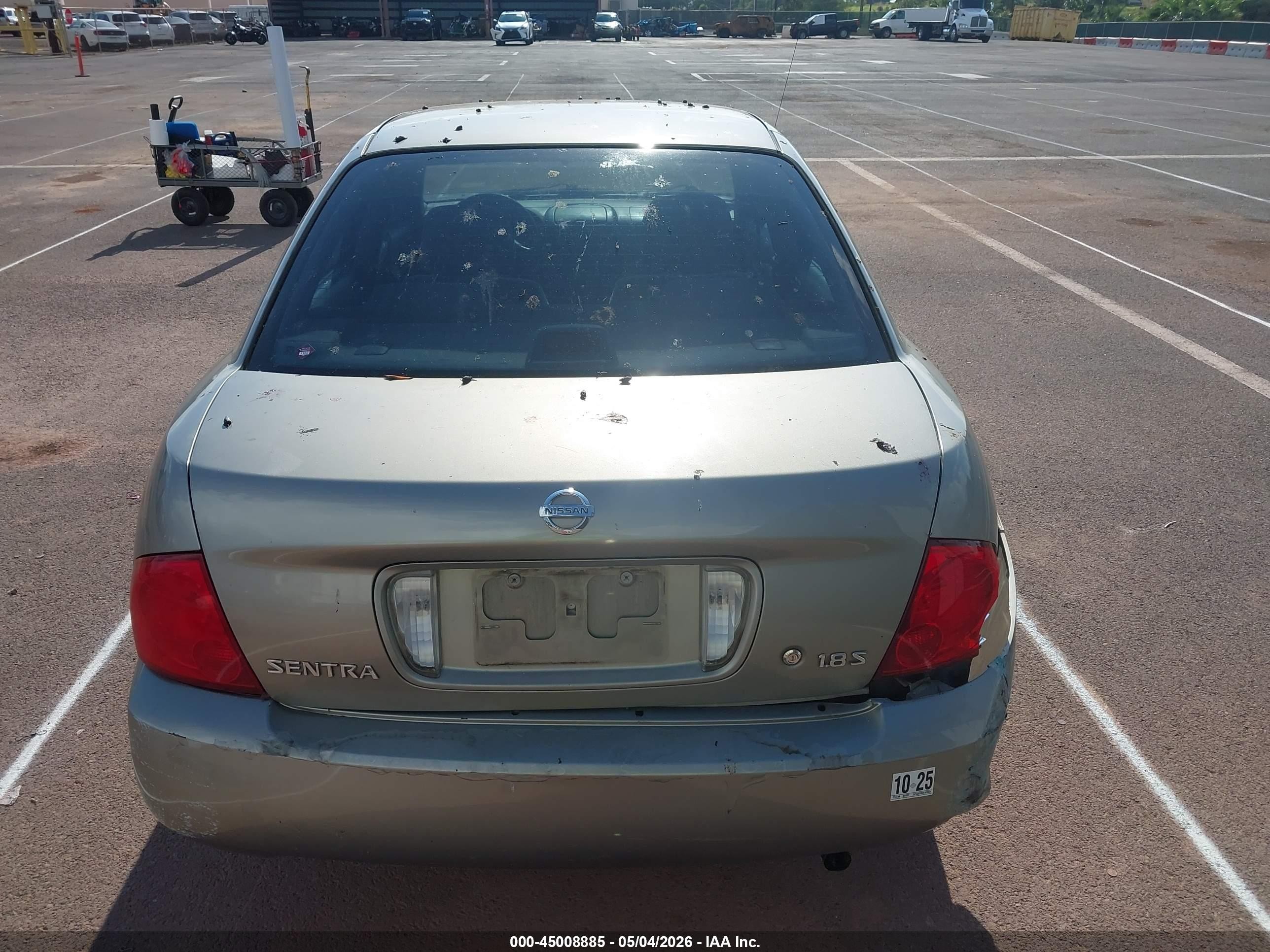 2005 Nissan Sentra 1.8s Beige vin: 3N1CB51DX5L459524