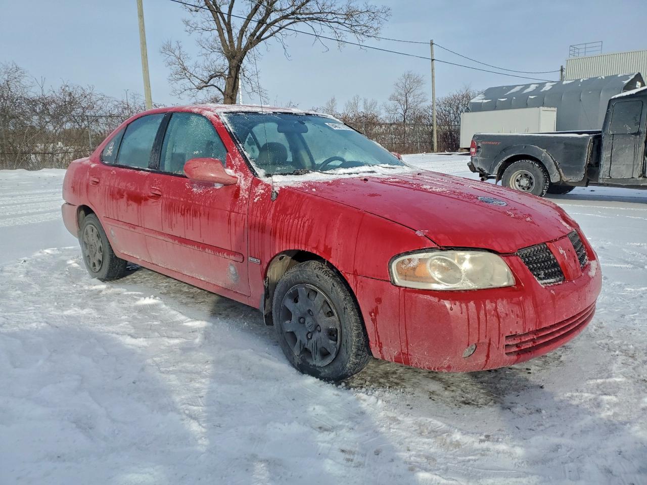 2005 Nissan Sentra 1.8 Red vin: 3N1CB51DX5L491857