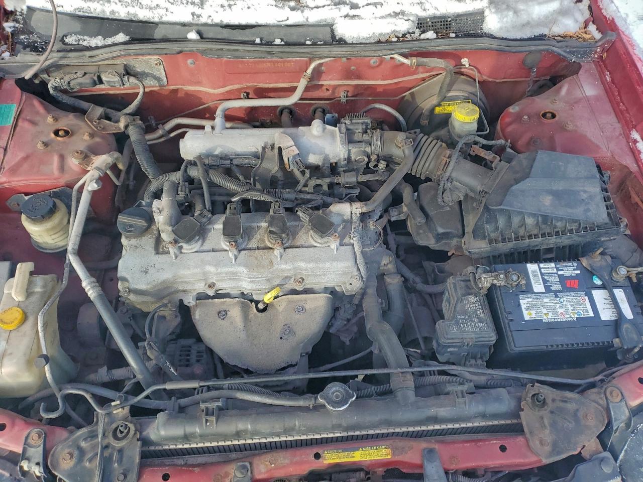 2005 Nissan Sentra 1.8 Red vin: 3N1CB51DX5L491857