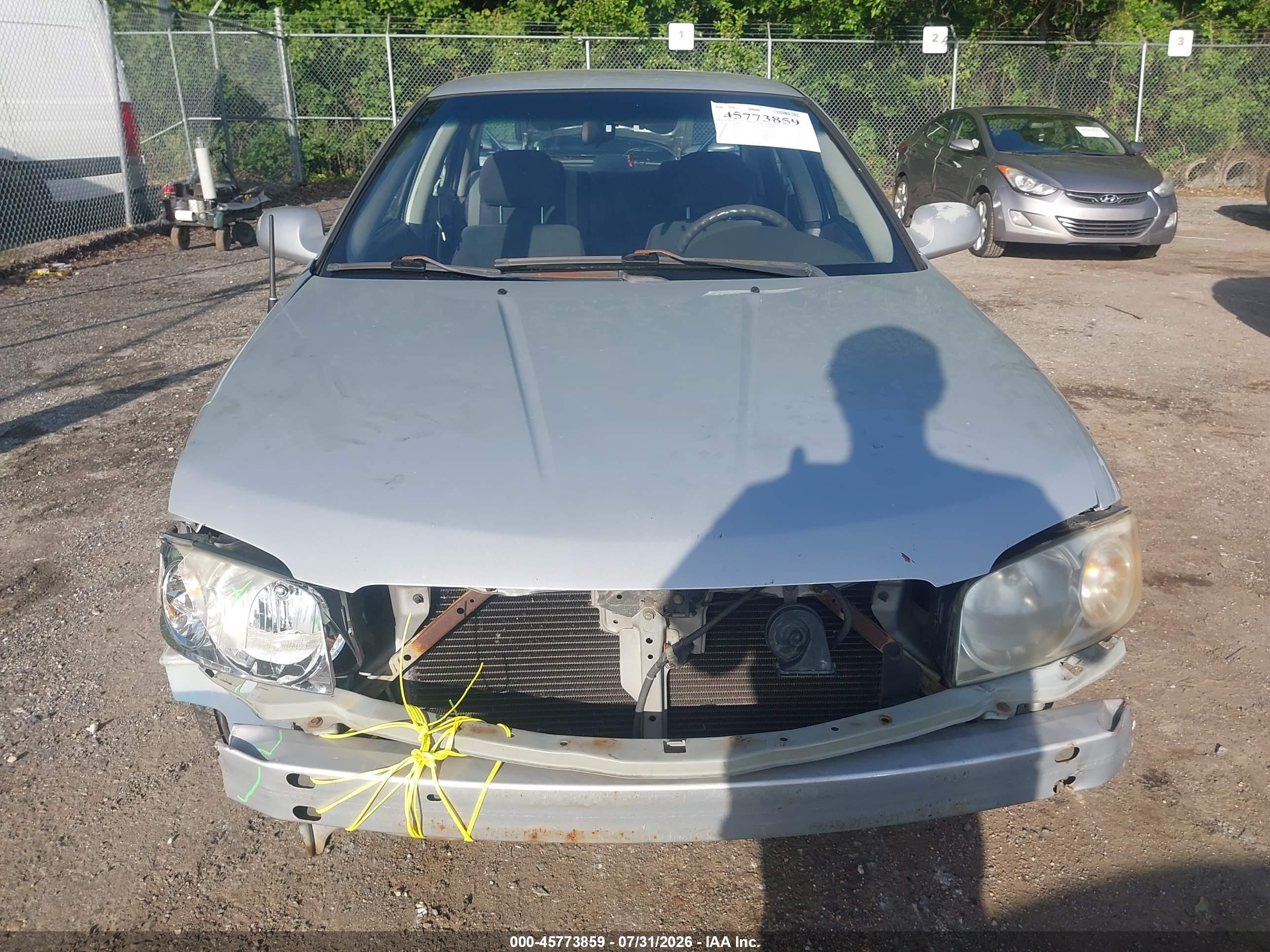 2005 Nissan Sentra 1.8s Silver vin: 3N1CB51DX5L525053