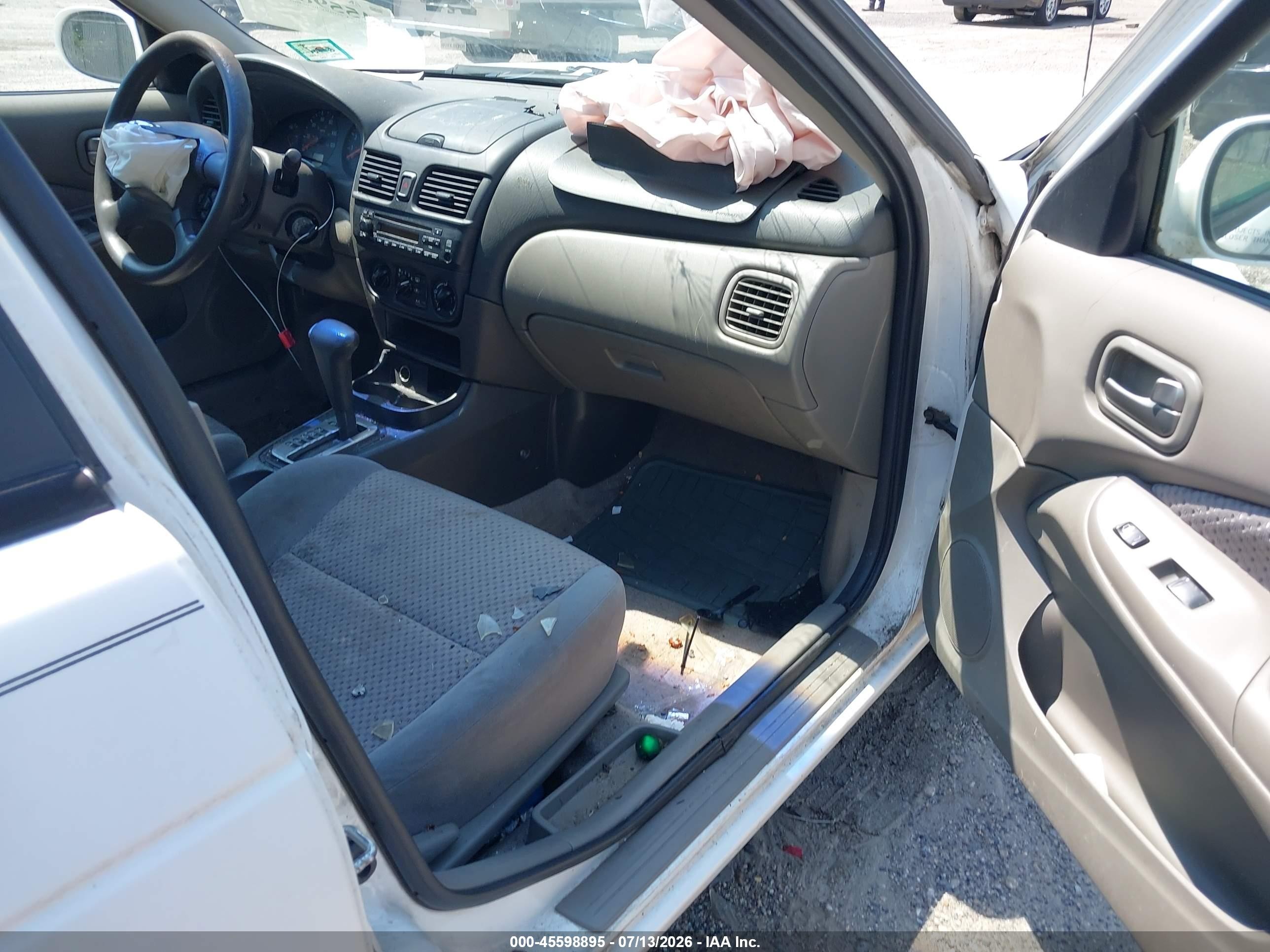 2005 Nissan Sentra 1.8s White vin: 3N1CB51DX5L540927