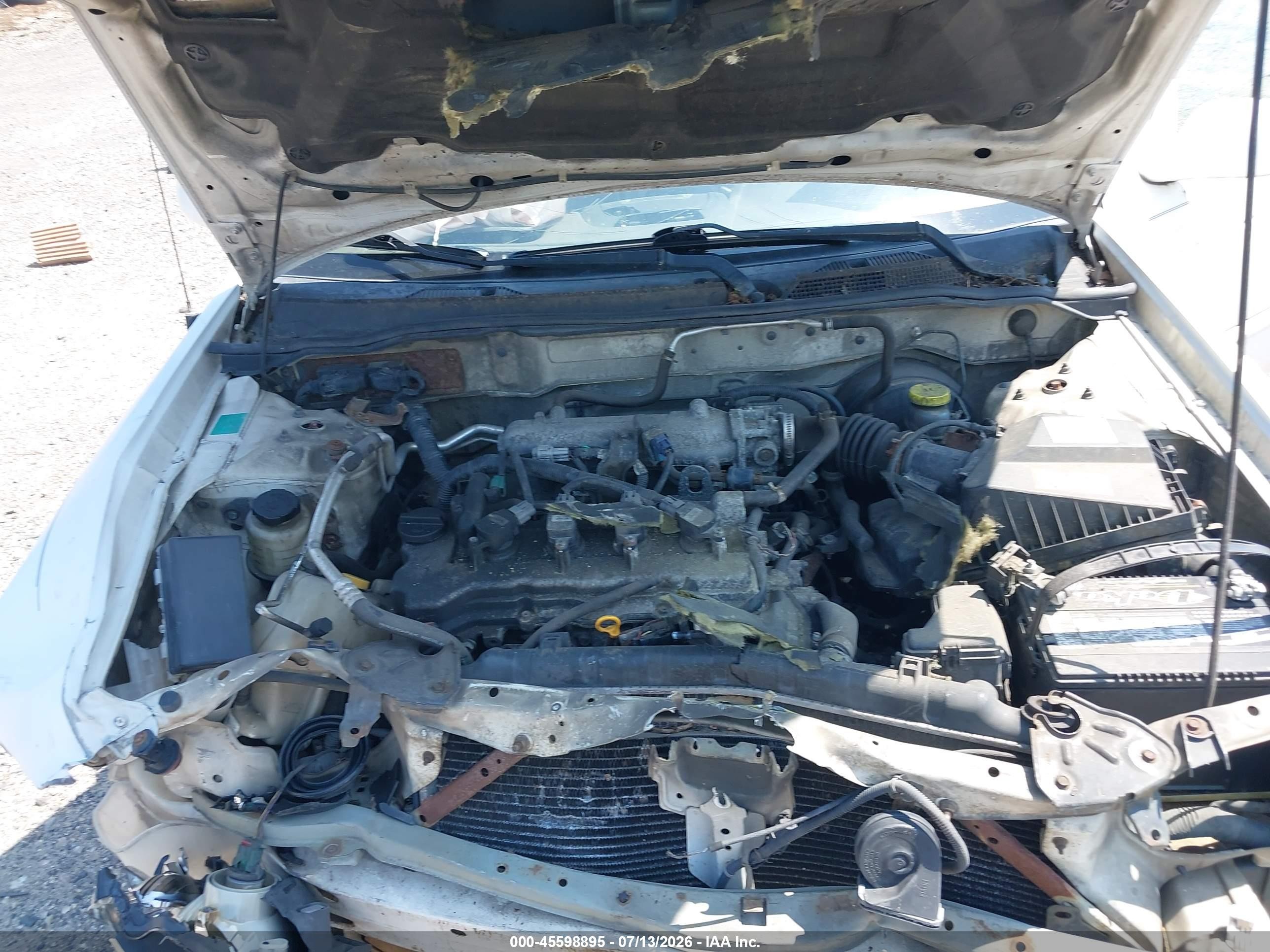 2005 Nissan Sentra 1.8s White vin: 3N1CB51DX5L540927