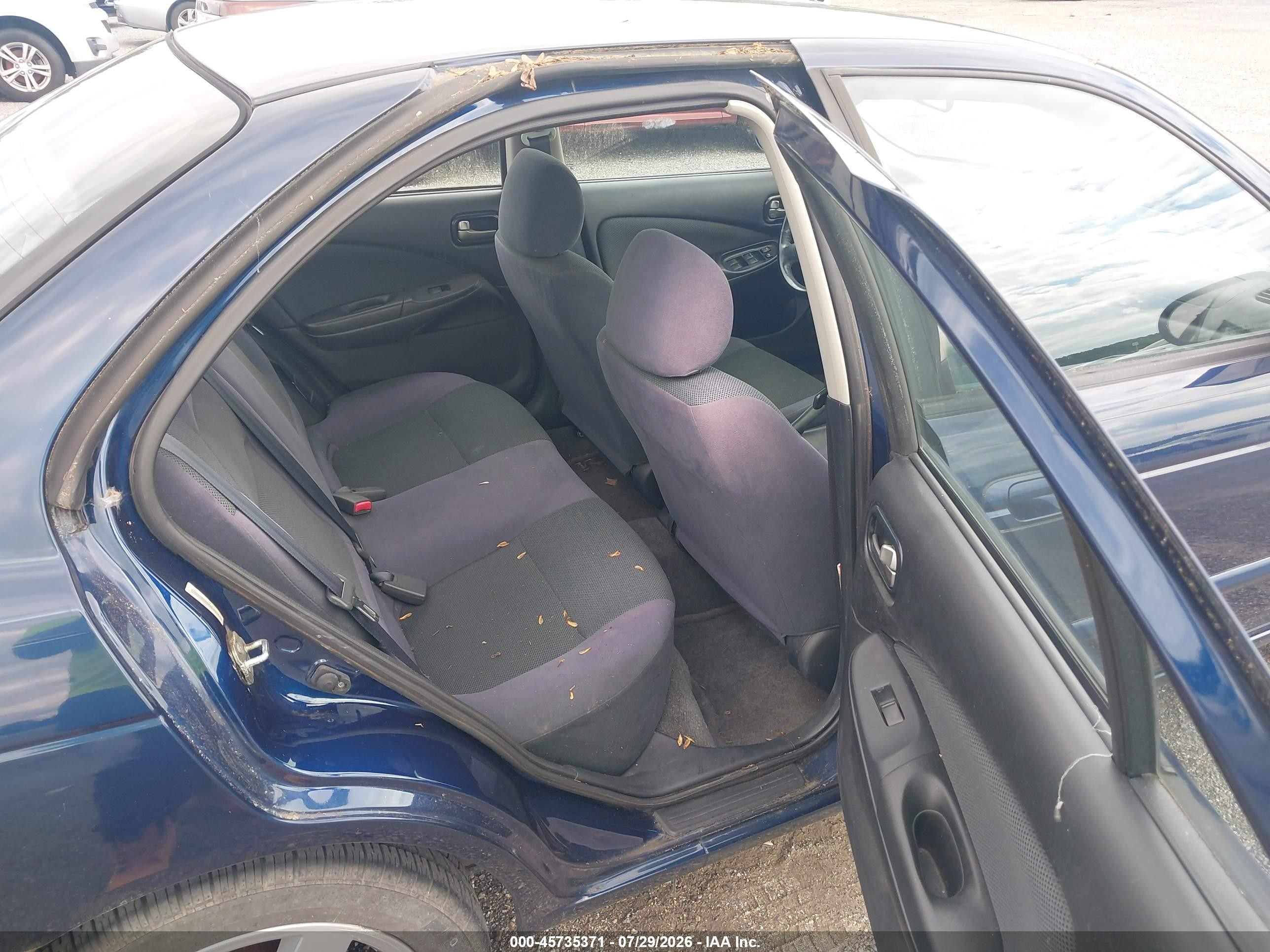 2005 Nissan Sentra 1.8s Blue vin: 3N1CB51DX5L541818