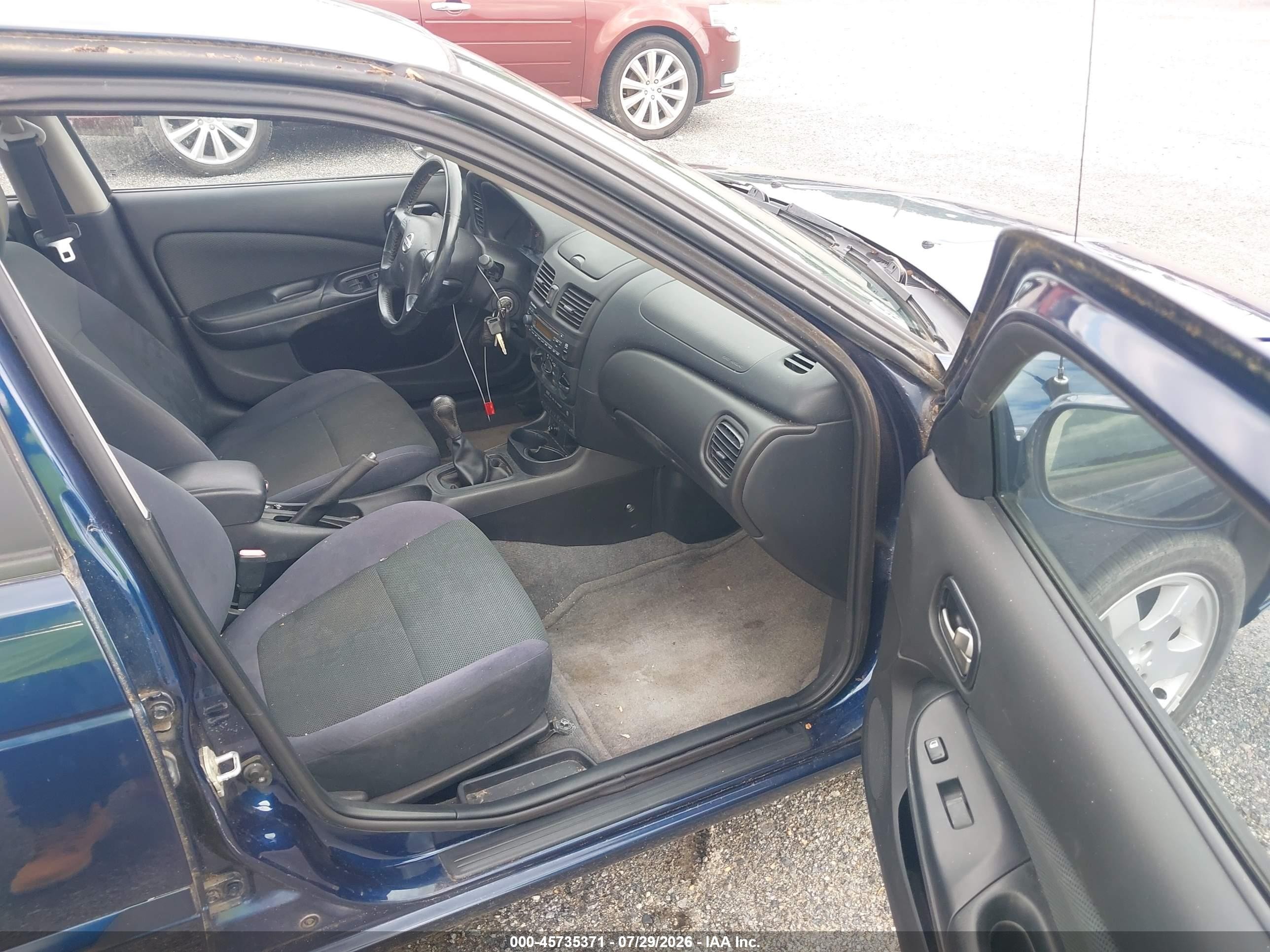 2005 Nissan Sentra 1.8s Blue vin: 3N1CB51DX5L541818