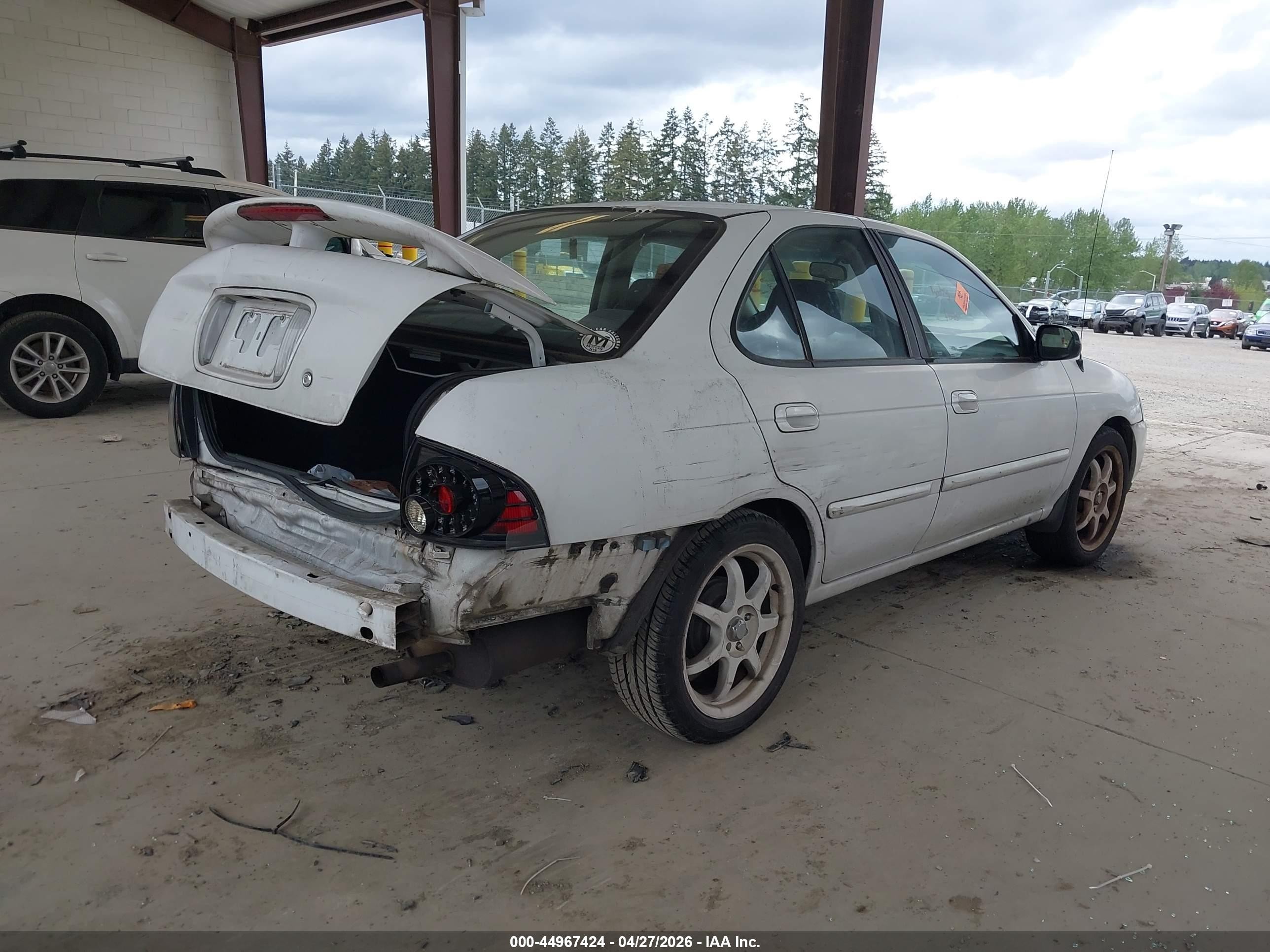 2006 Nissan Sentra 1.8s White vin: 3N1CB51DX6L458942