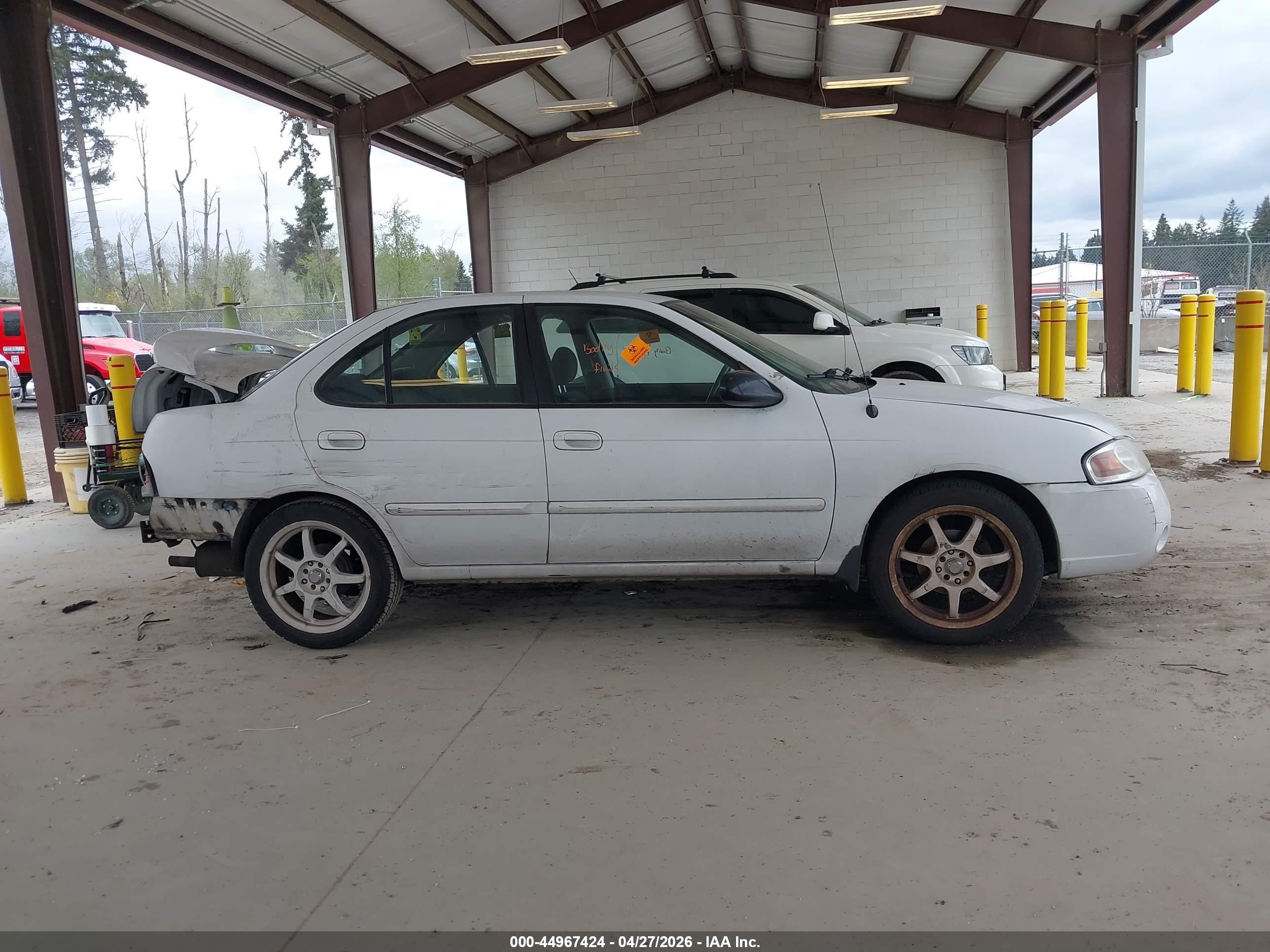 2006 Nissan Sentra 1.8s White vin: 3N1CB51DX6L458942