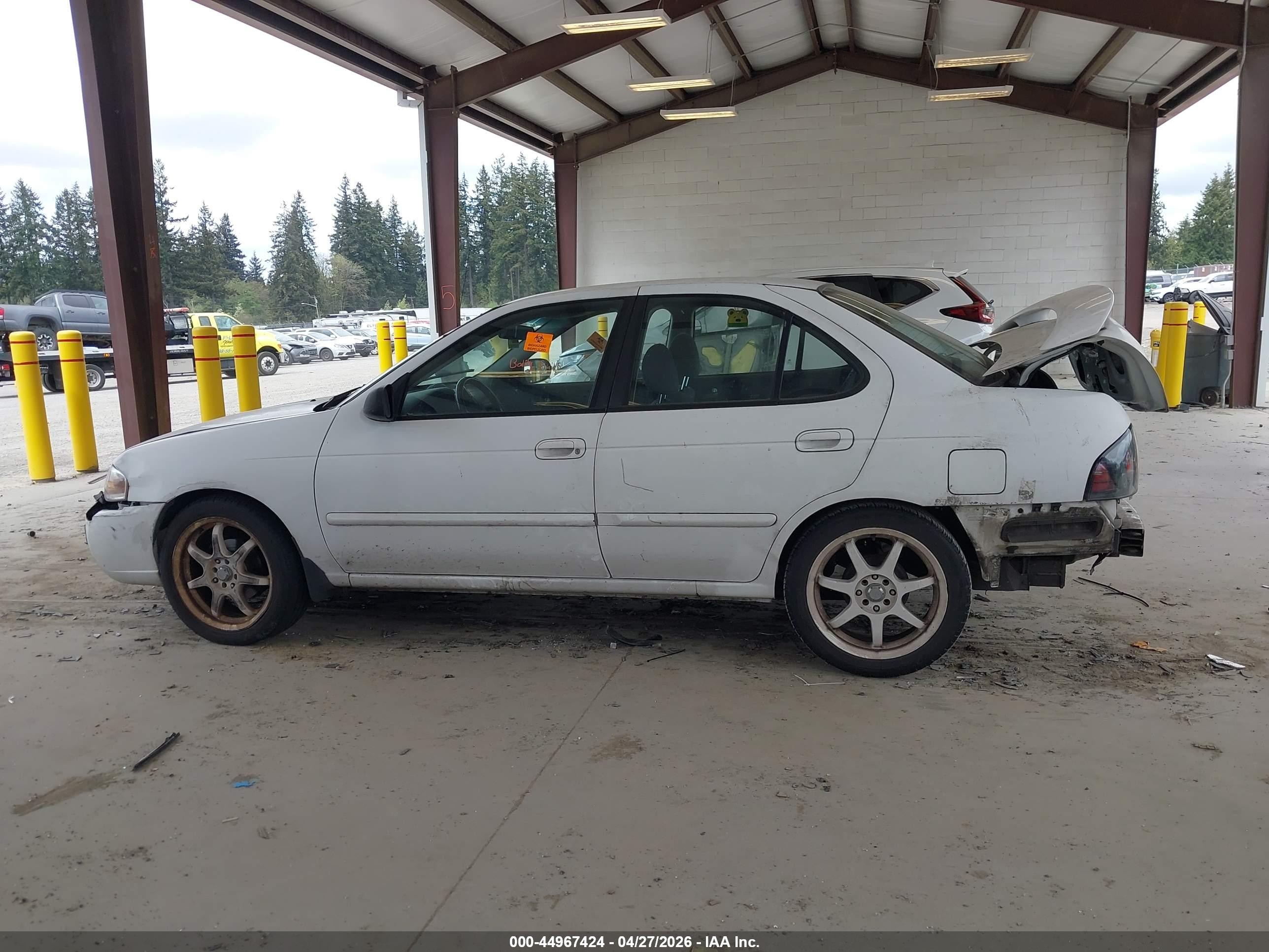2006 Nissan Sentra 1.8s White vin: 3N1CB51DX6L458942