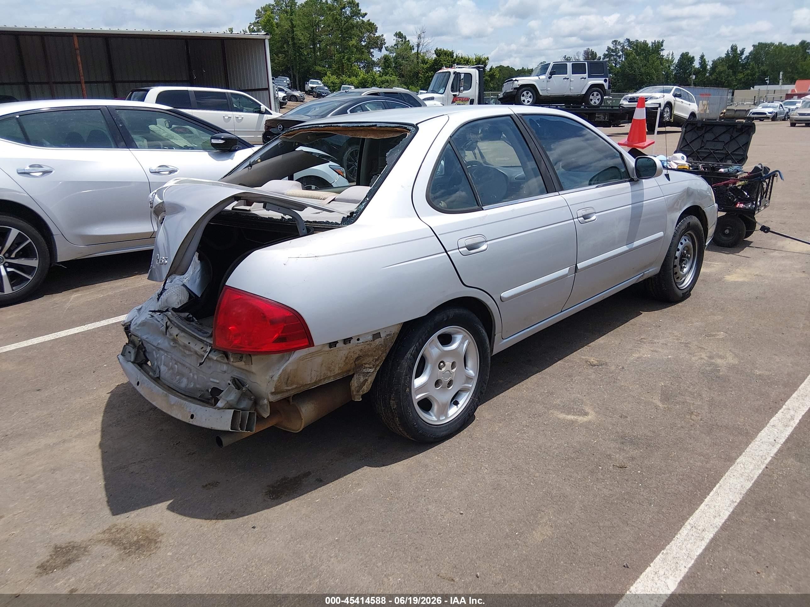 2006 Nissan Sentra 1.8s Silver vin: 3N1CB51DX6L462991