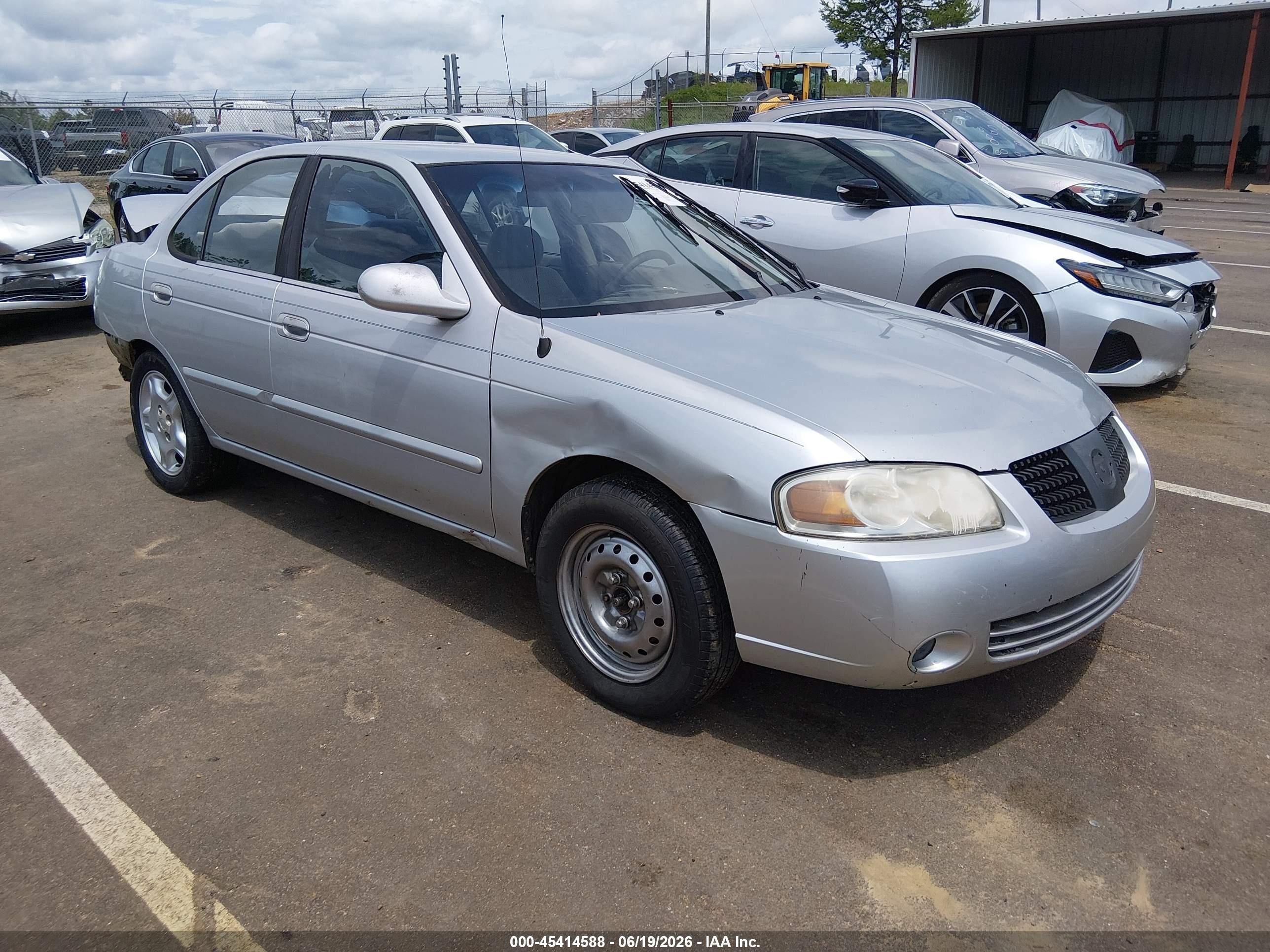 2006 Nissan Sentra 1.8s Silver vin: 3N1CB51DX6L462991