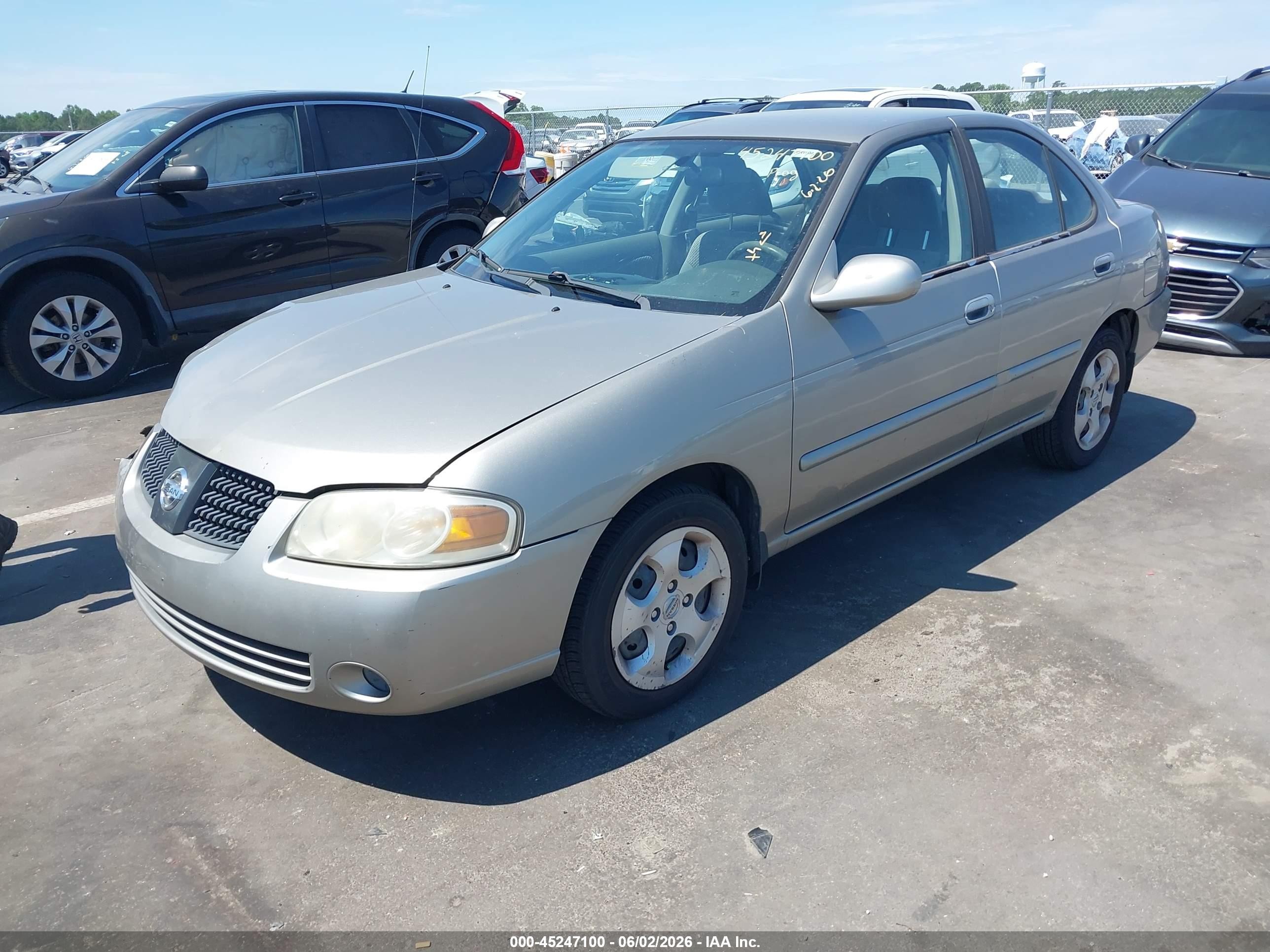 2006 Nissan Sentra 1.8s Beige vin: 3N1CB51DX6L467091