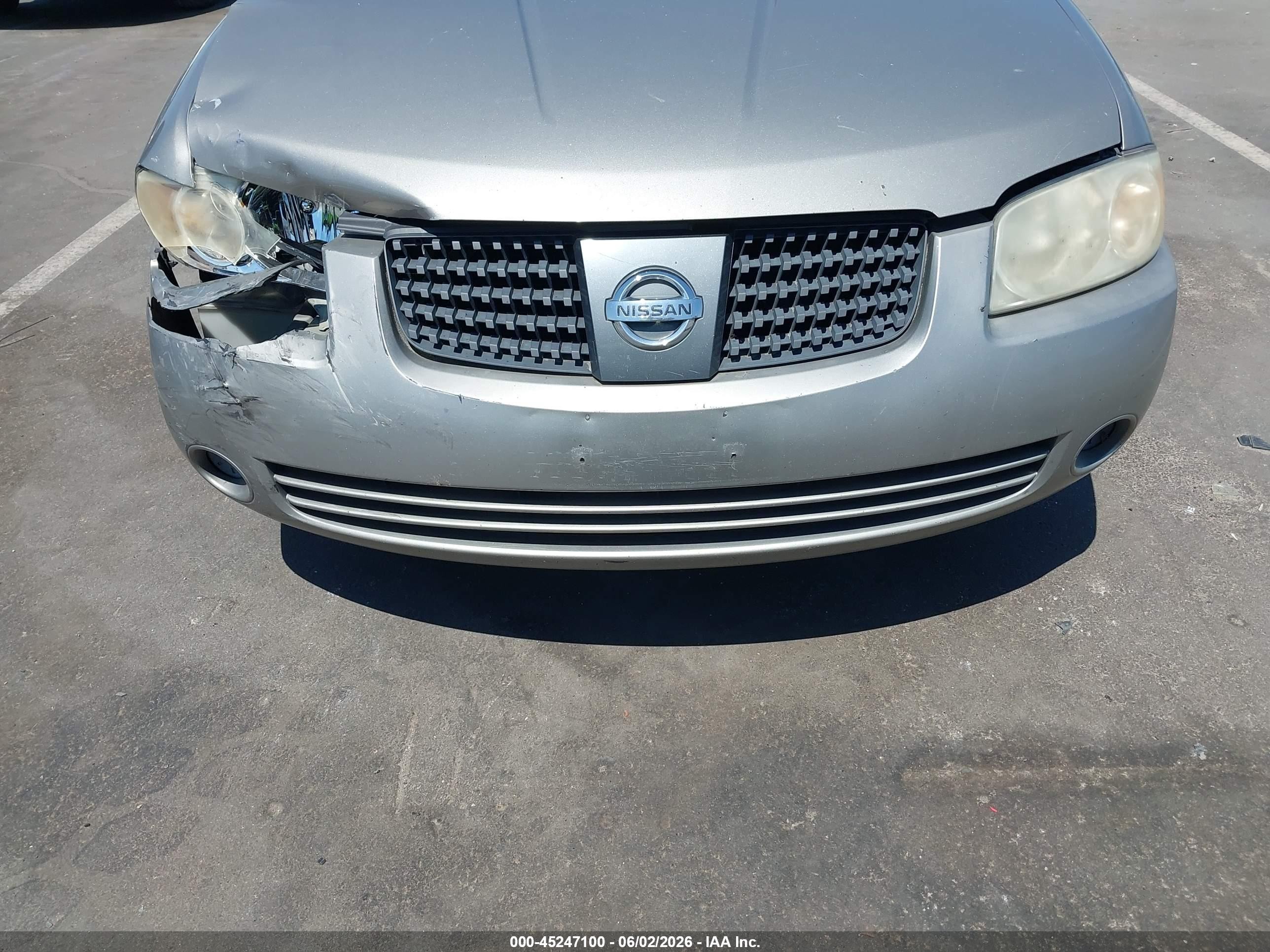 2006 Nissan Sentra 1.8s Beige vin: 3N1CB51DX6L467091