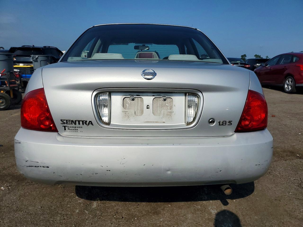 2006 Nissan Sentra 1.8 Silver vin: 3N1CB51DX6L477376