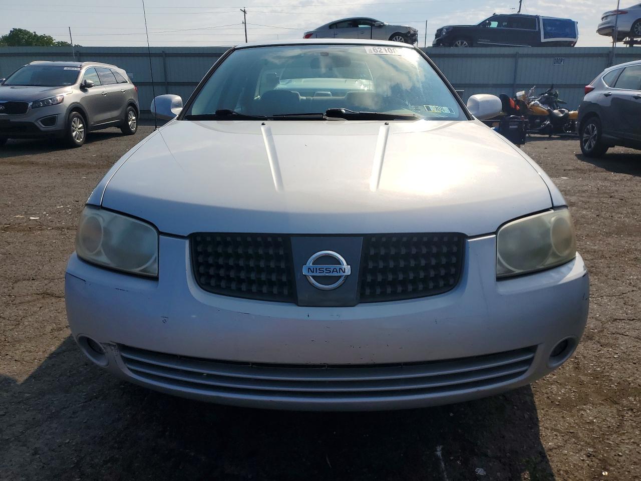 2006 Nissan Sentra 1.8 Silver vin: 3N1CB51DX6L477376