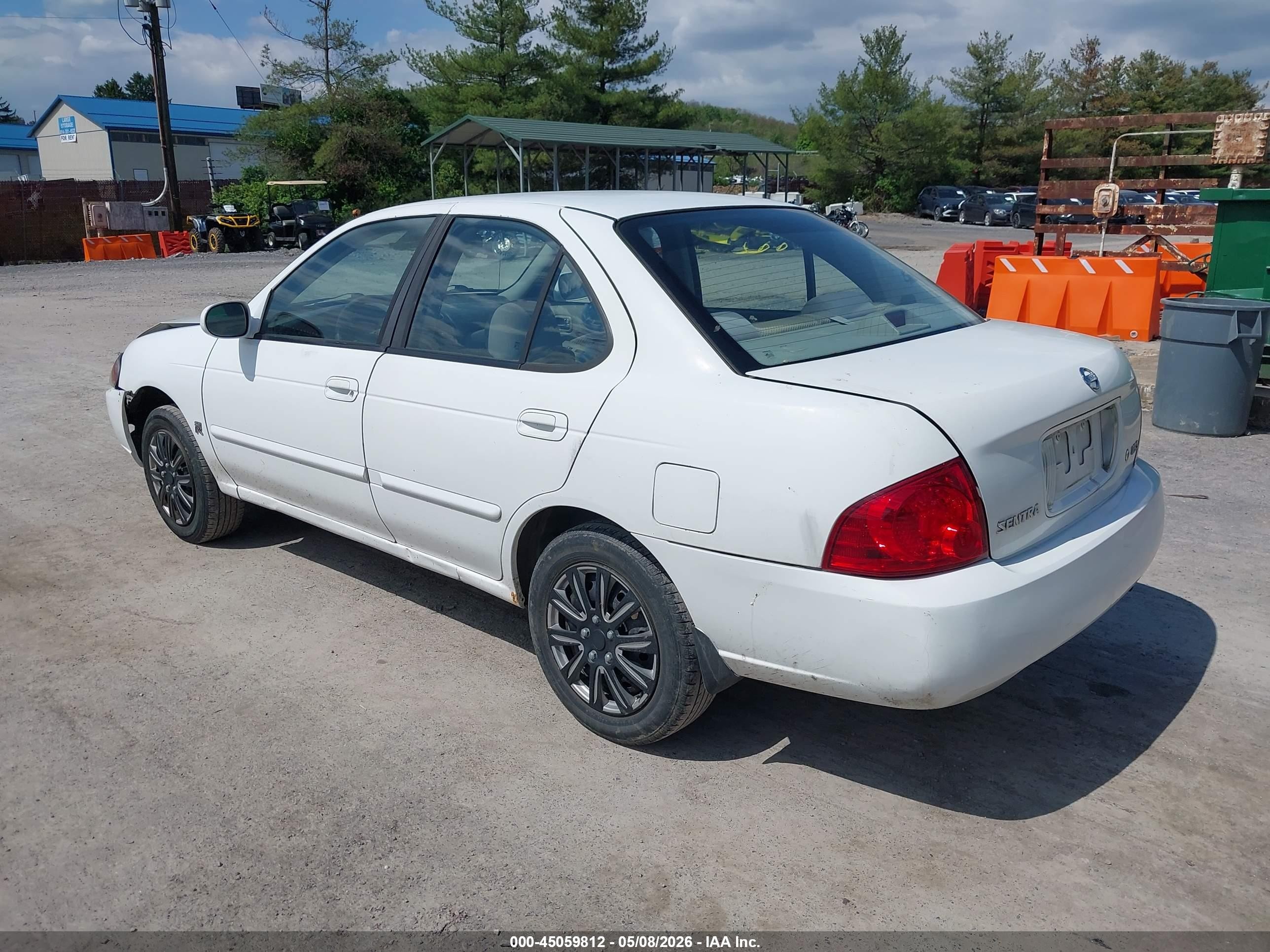2006 Nissan Sentra 1.8s White vin: 3N1CB51DX6L479676