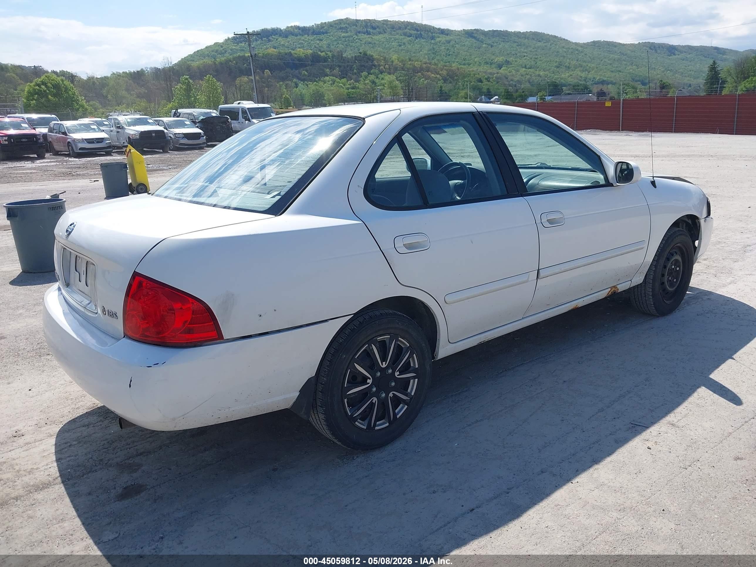 2006 Nissan Sentra 1.8s White vin: 3N1CB51DX6L479676