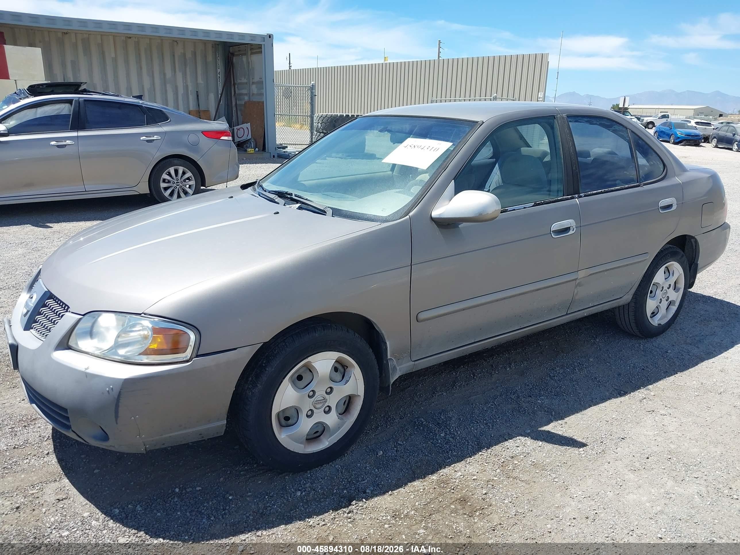 2006 Nissan Sentra 1.8s Gray vin: 3N1CB51DX6L531520