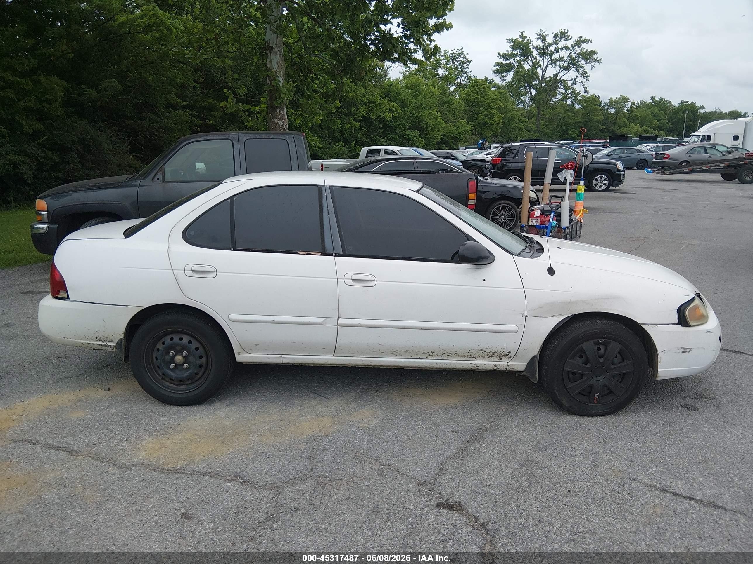 2006 Nissan Sentra 1.8s White vin: 3N1CB51DX6L595377