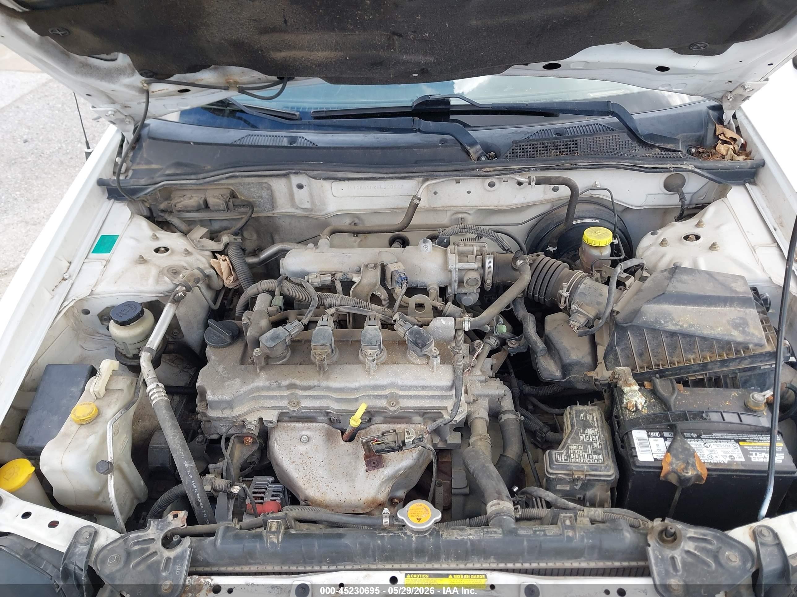 2006 Nissan Sentra 1.8 White vin: 3N1CB51DX6L630547