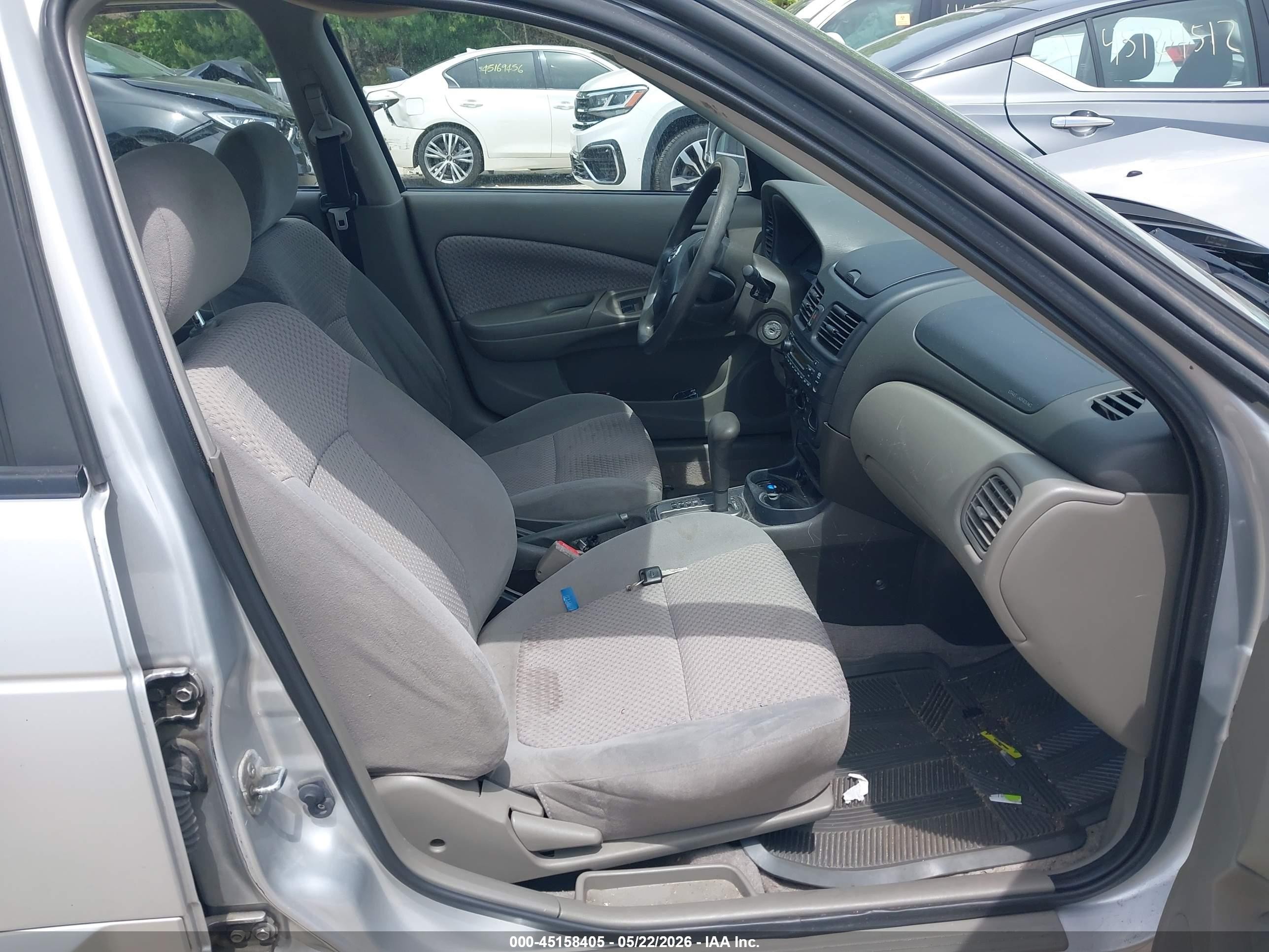 2006 Nissan Sentra 1.8s Silver vin: 3N1CB51DX6L643296