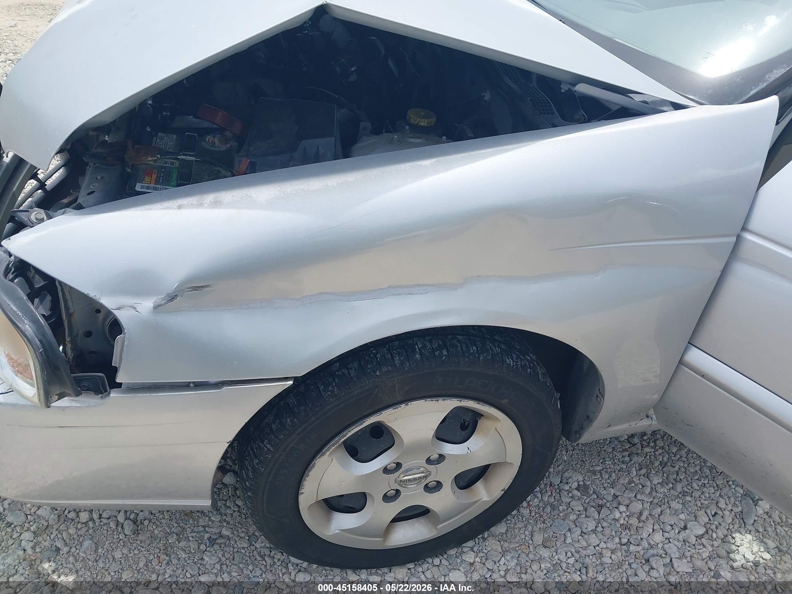 2006 Nissan Sentra 1.8s Silver vin: 3N1CB51DX6L643296